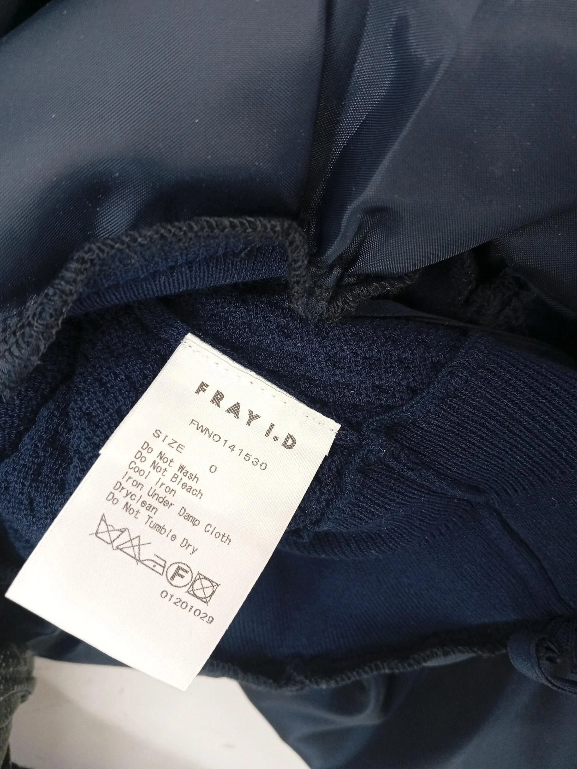 FRAY I.D Skater Mini Dress UK6 in Blue - Image 6