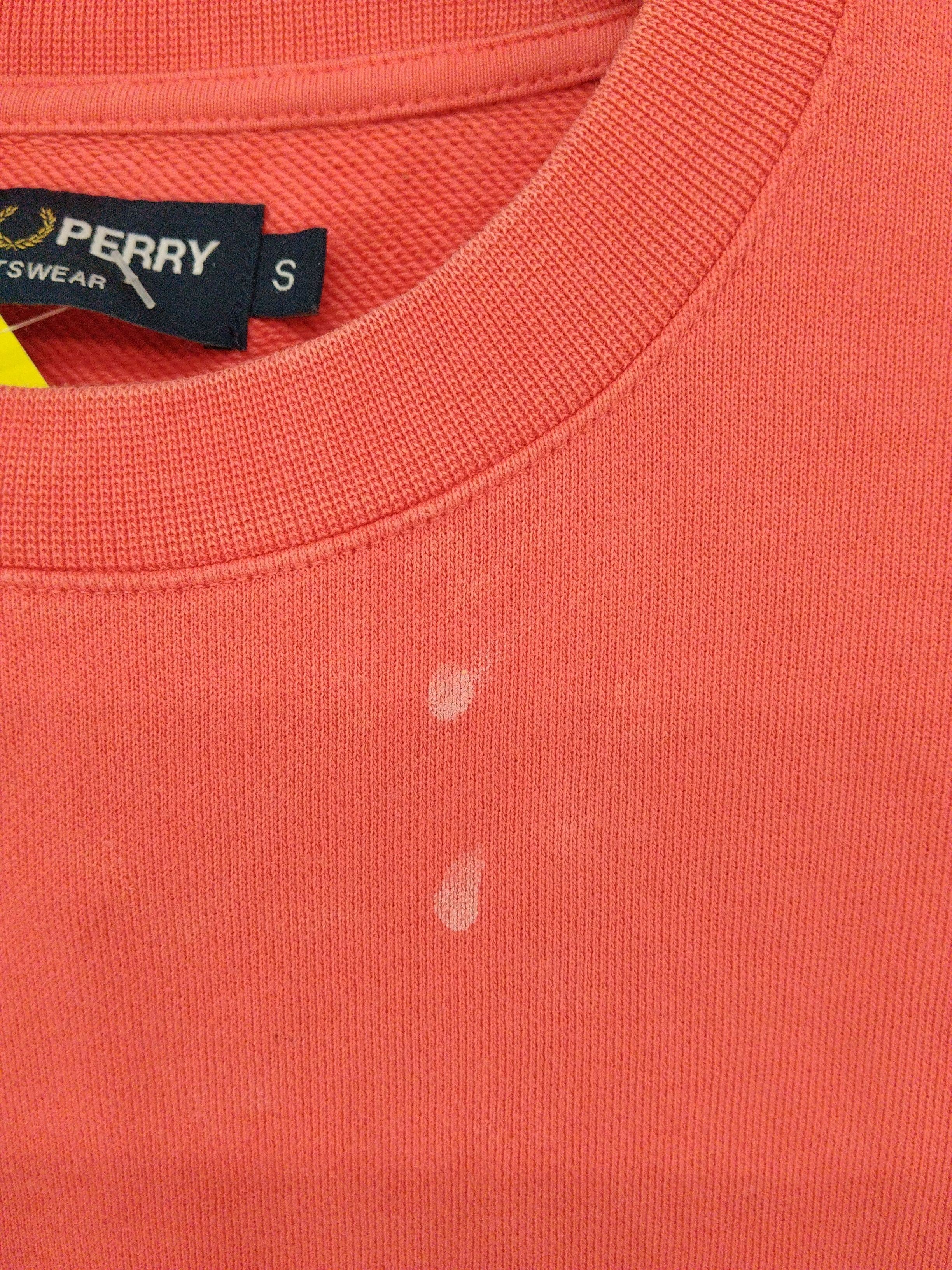 Fred Perry Men's Hoodie S Red Cotton with Elastane Pullover - Image 5