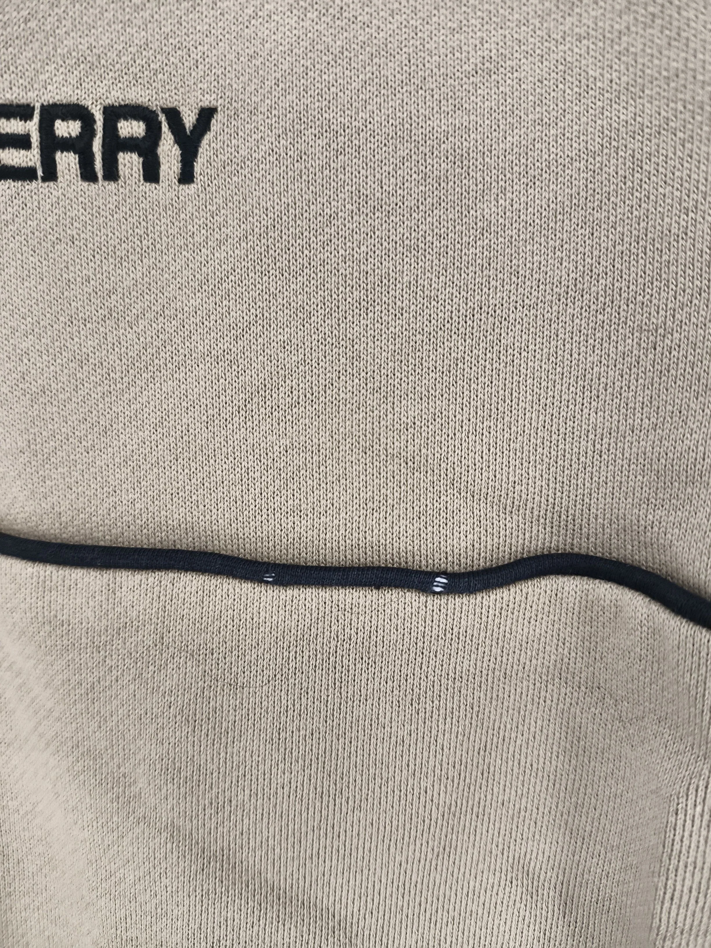 Fred Perry Men's Hoodie S Tan Graphic Cotton with Elastane Pullover - Image 5