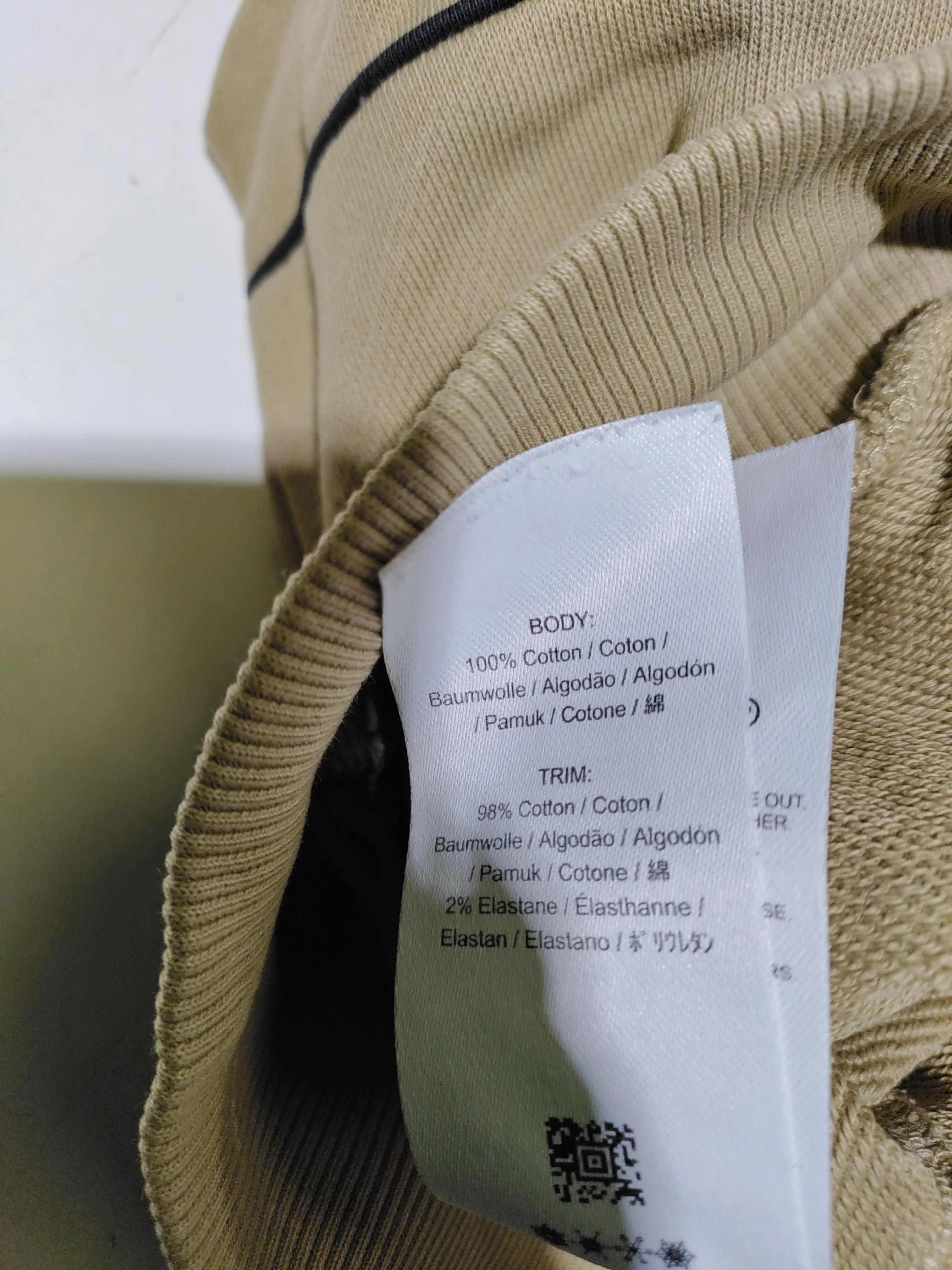 Fred Perry Men's Hoodie S Tan Graphic Cotton with Elastane Pullover - Image 8