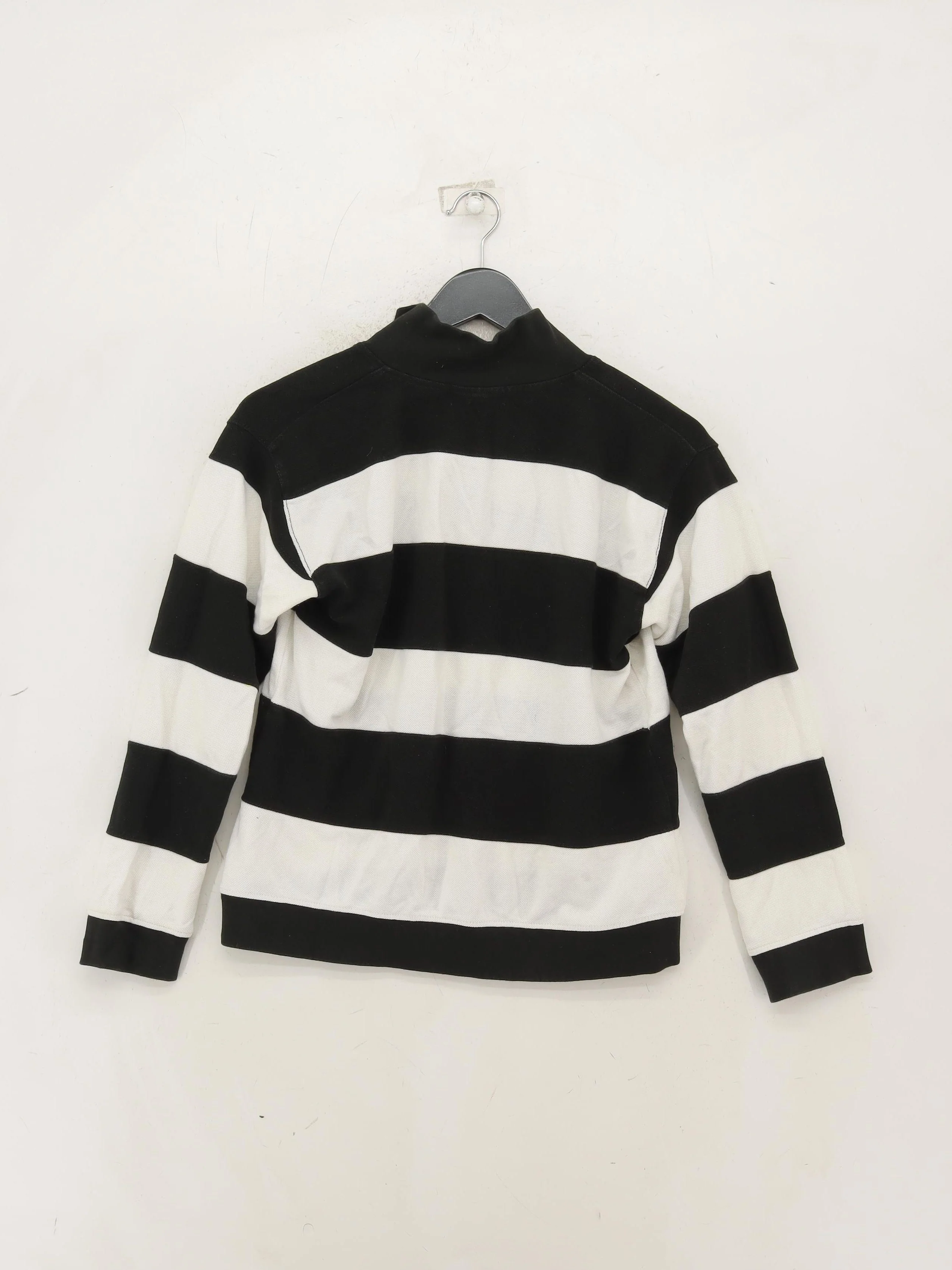 Fred Perry Men's Jumper M Multi Striped 100% Cotton Mock Neck Pullover - Image 2