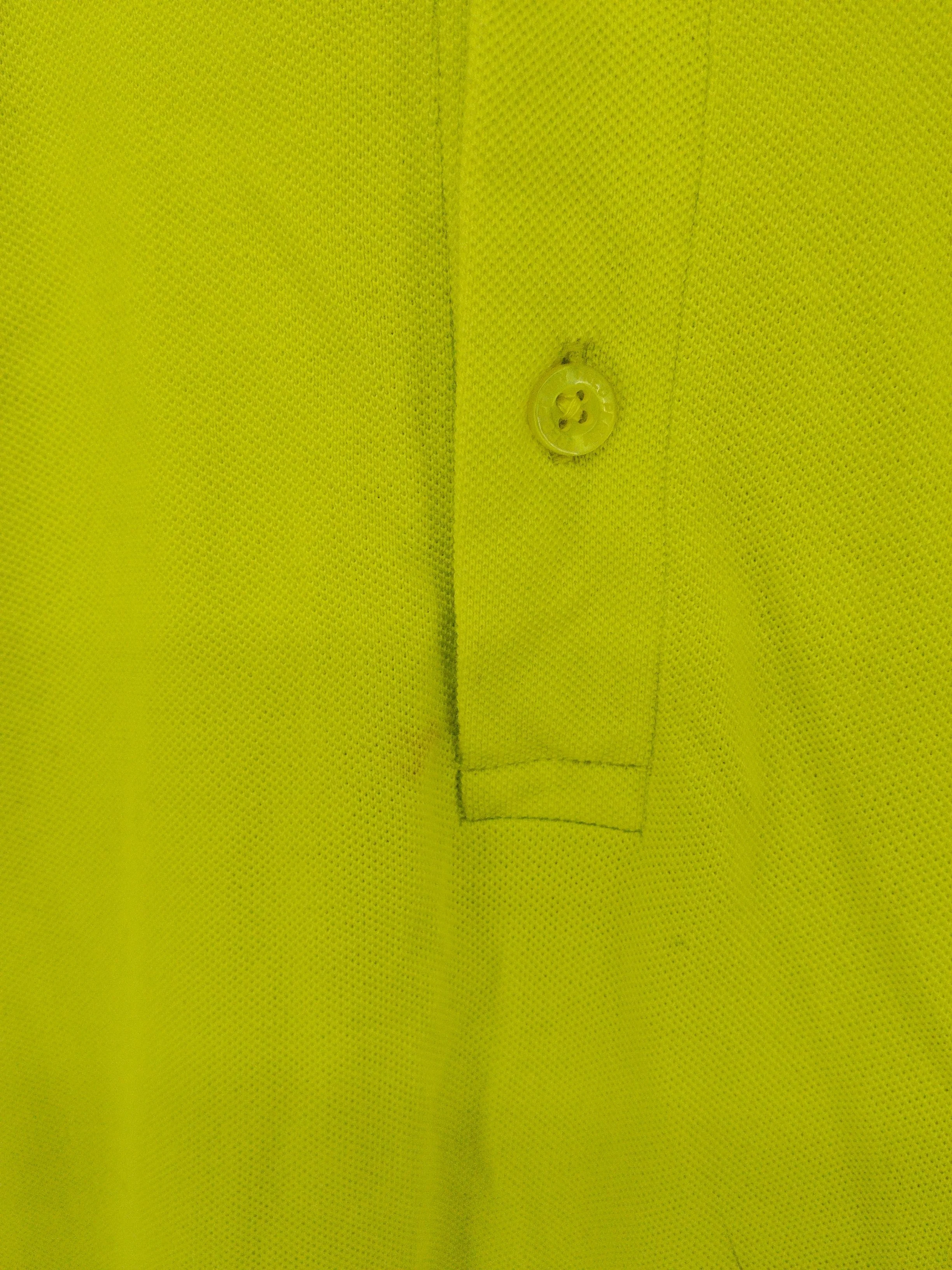 Fred Perry Men's Polo L Yellow 100% Cotton Basic - Image 5