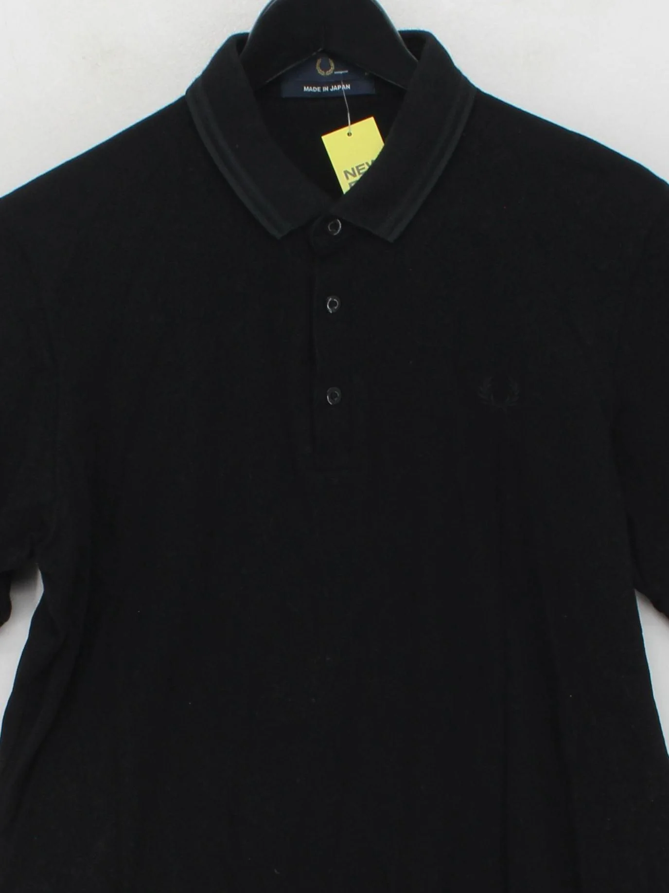 Fred Perry Men's Polo M Black 100% Cotton Basic - Image 3