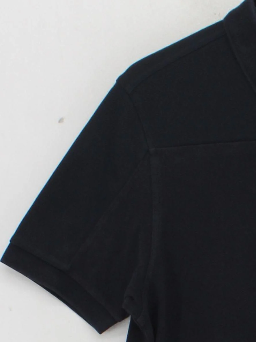 Fred Perry Men's Polo M Black Cotton with Polyester Basic - Image 4