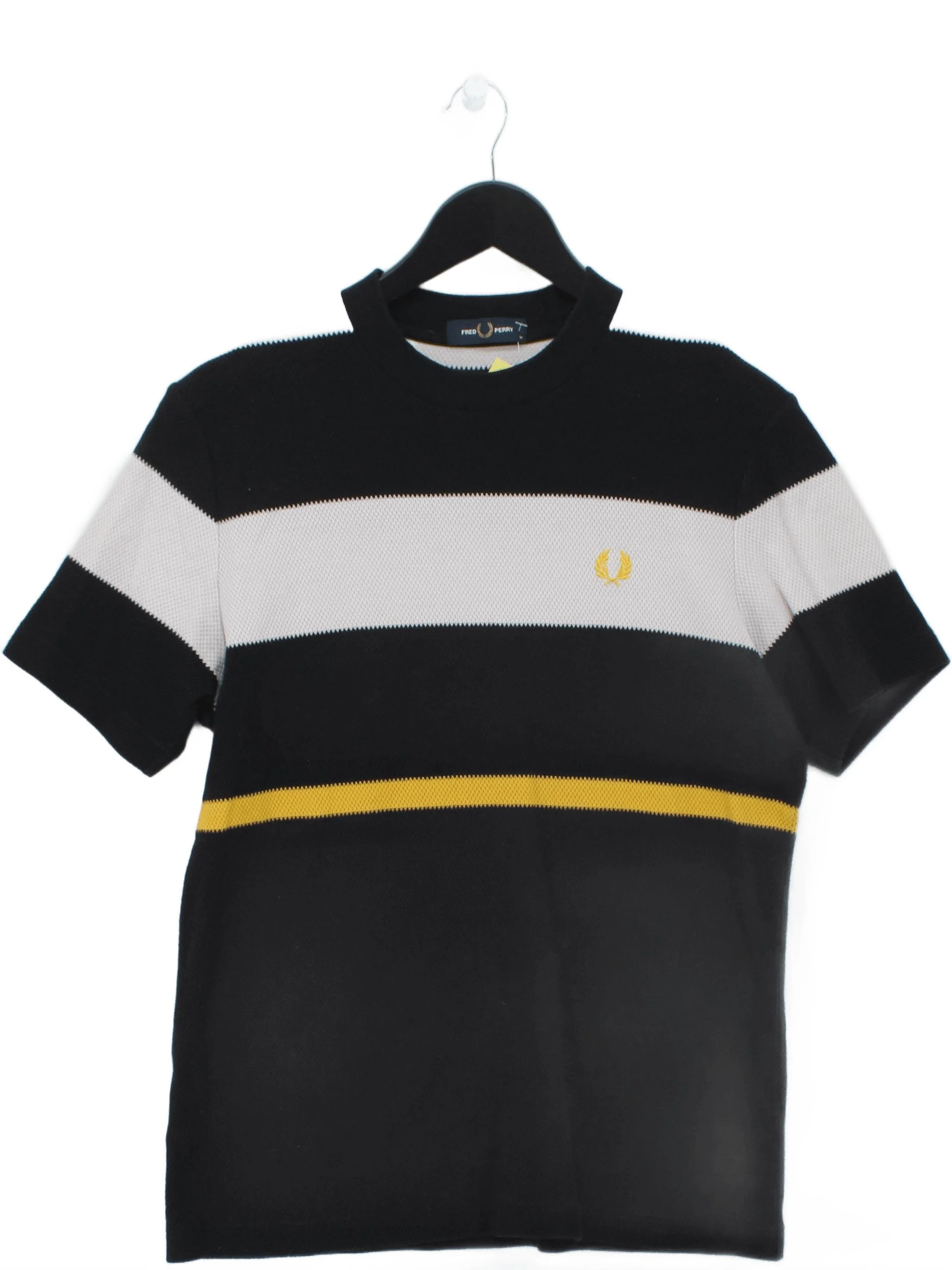 Fred Perry Men's Polo M Multi Striped Cotton with Elastane Basic
