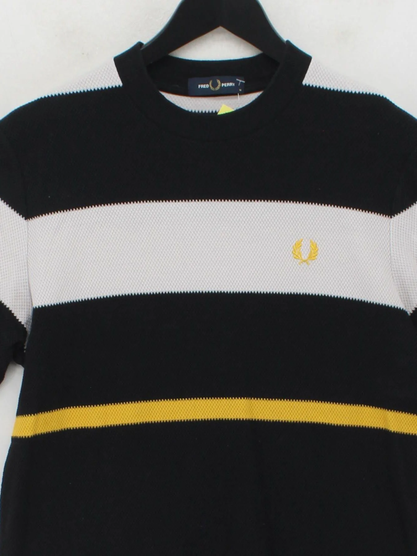 Fred Perry Men's Polo M Multi Striped Cotton with Elastane Basic - Image 3
