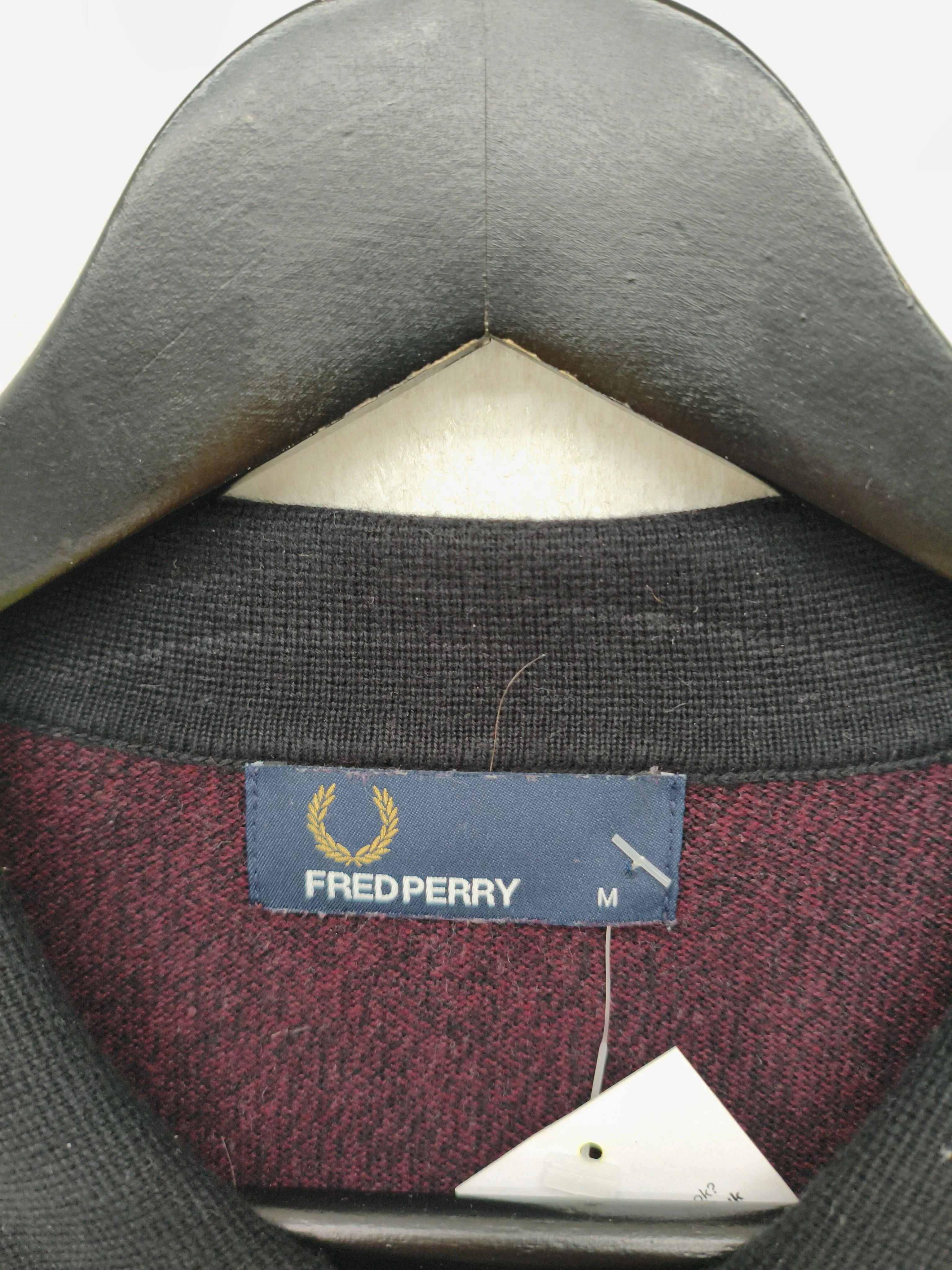 Fred Perry Men's Polo M Red 100% Cotton Basic - Image 5