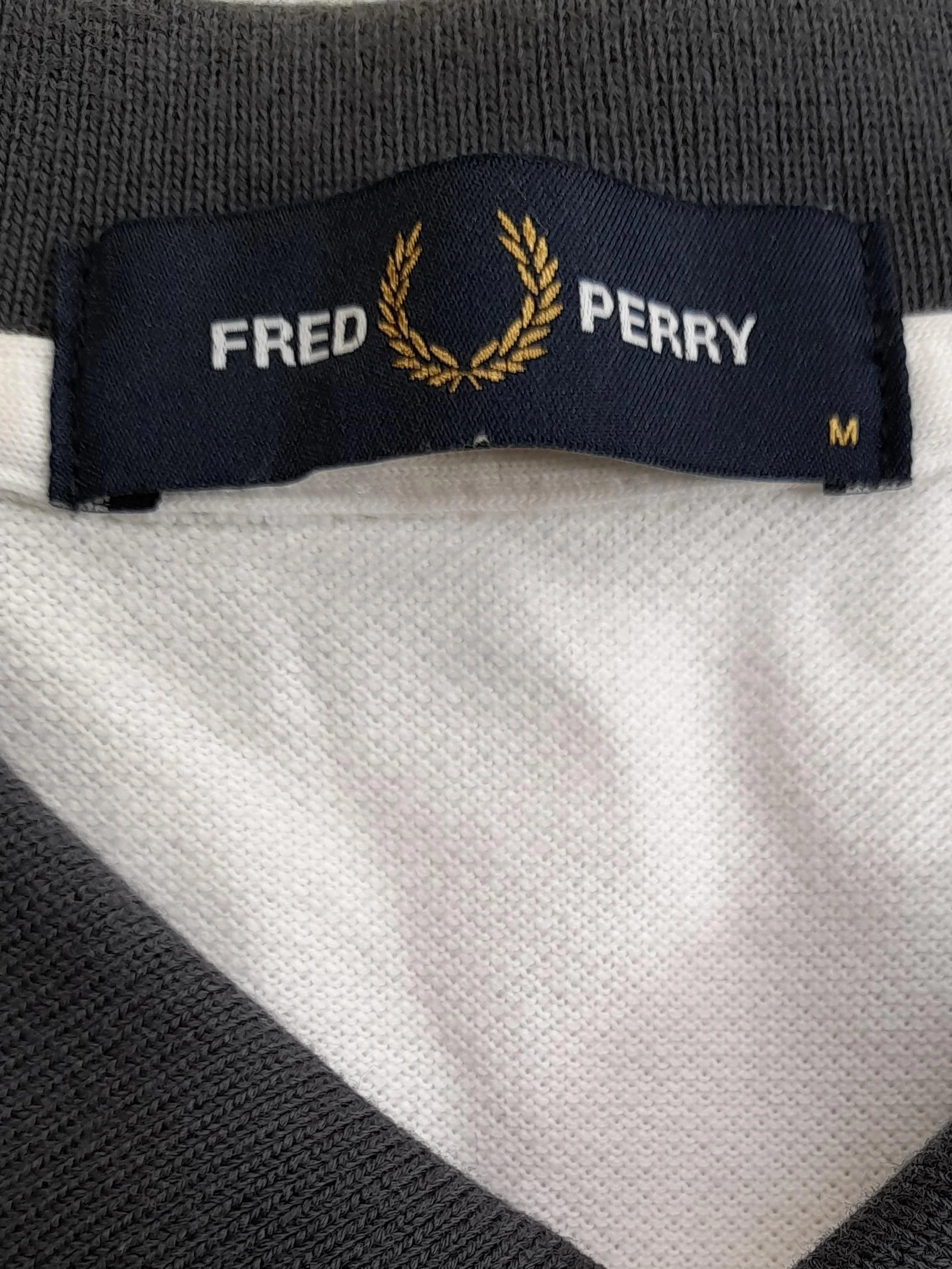 Fred Perry Men's Polo M White 100% Cotton Basic - Image 6