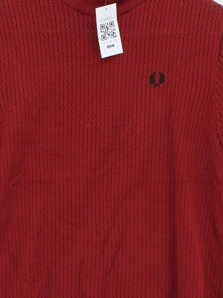 Fred Perry Men's Polo S Red 100% Other Basic - Image 3