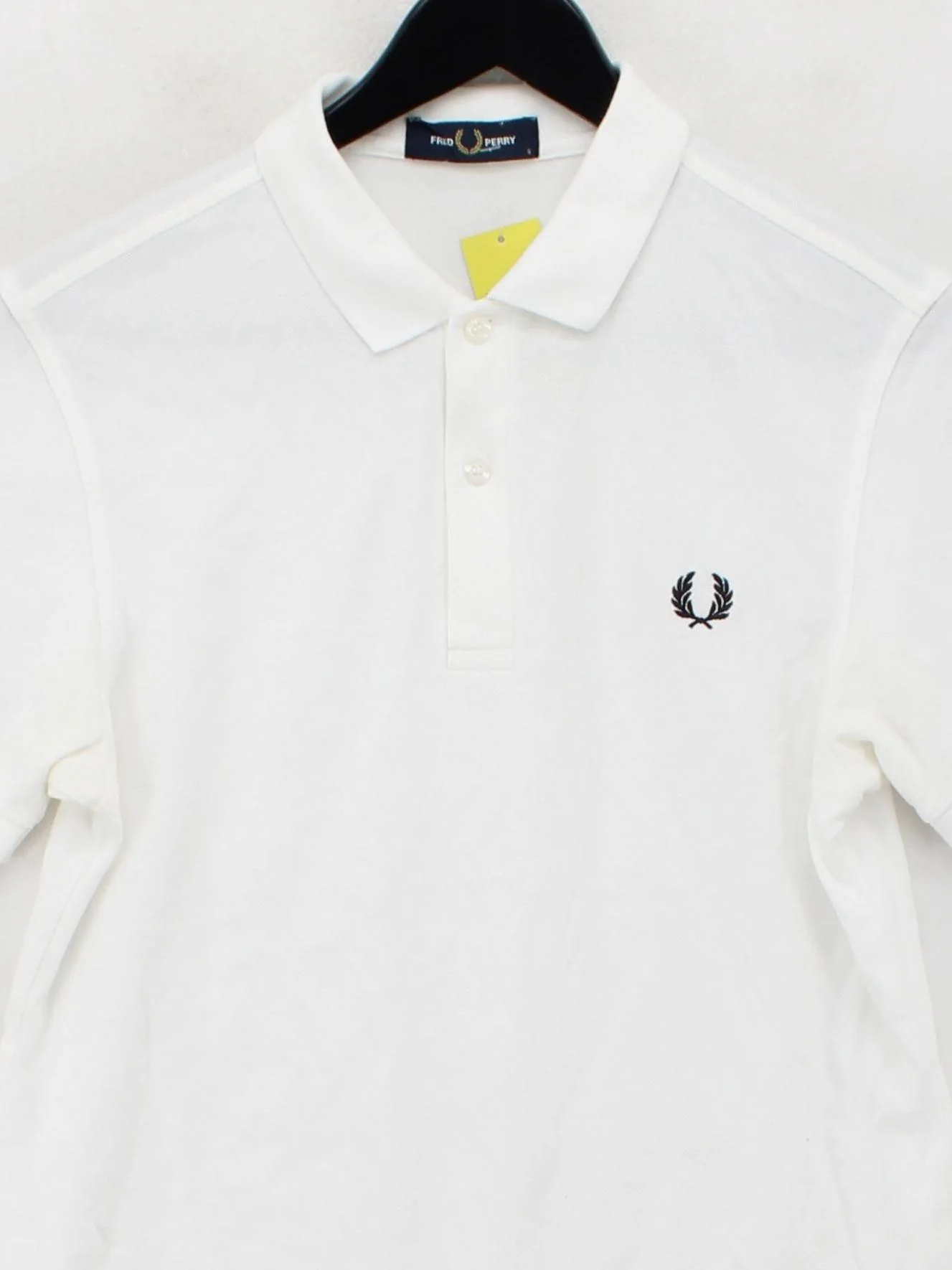 Fred Perry Men's Polo S White 100% Cotton Basic - Image 3