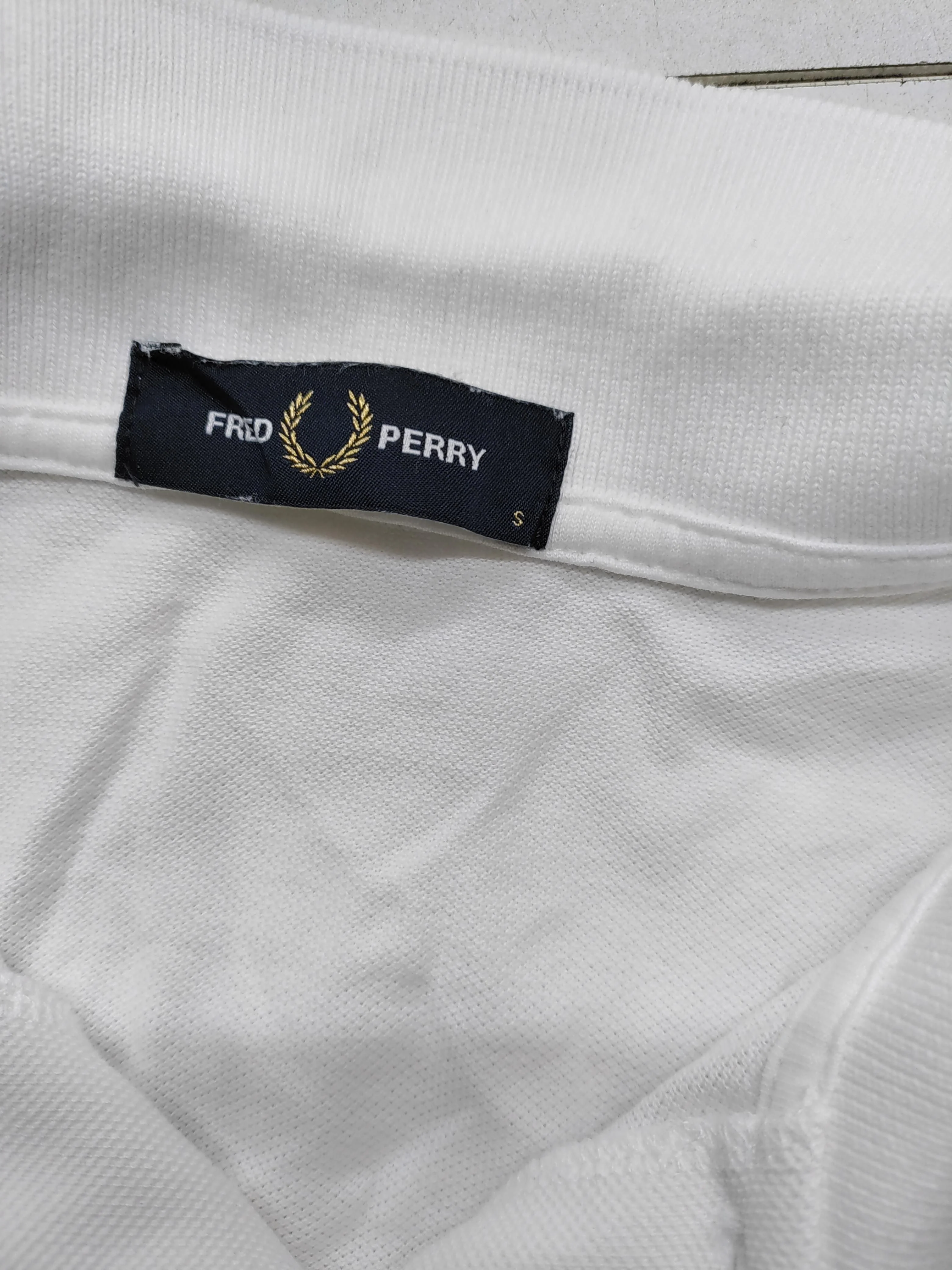 Fred Perry Men's Polo S White 100% Cotton Basic - Image 5