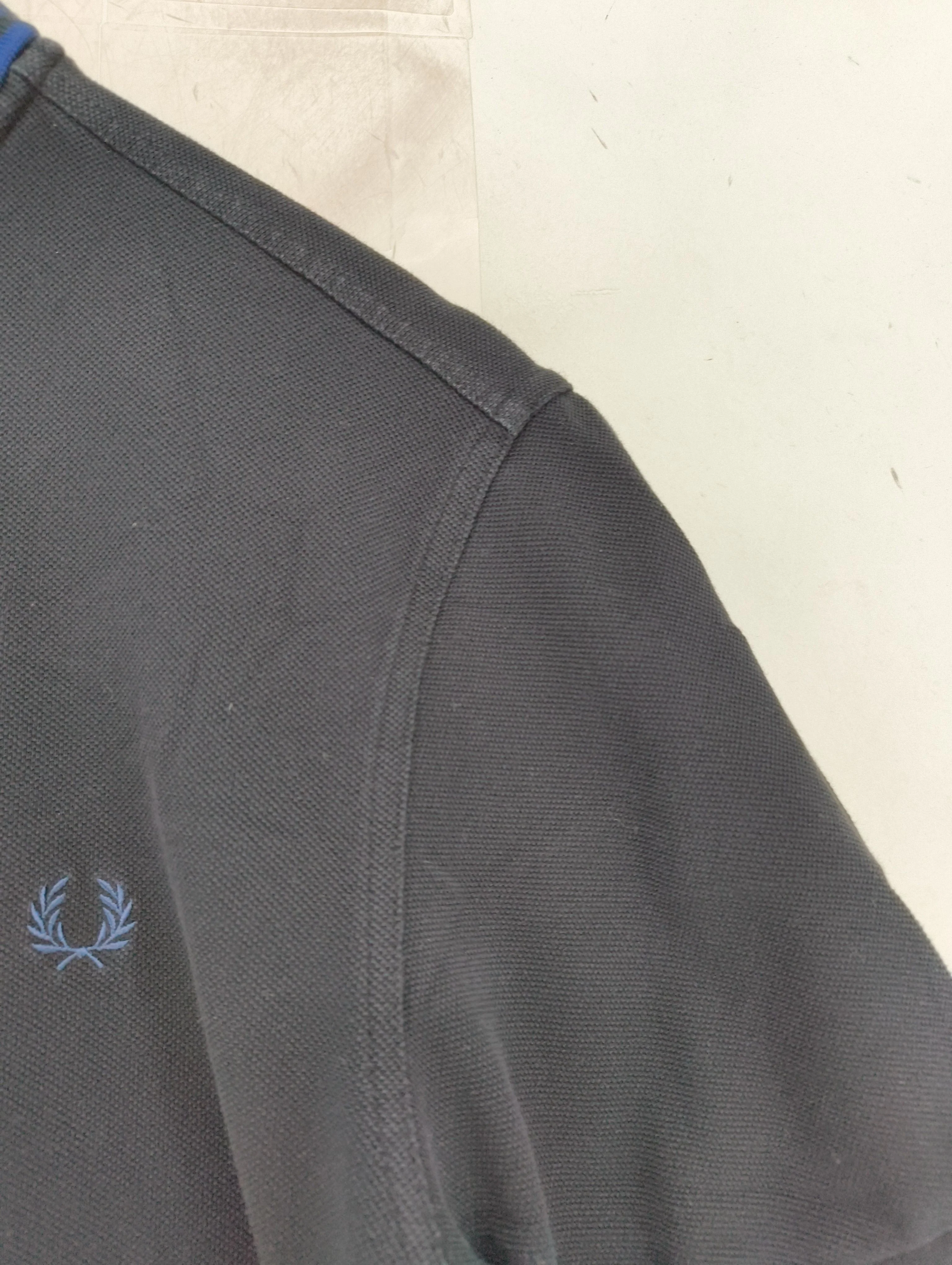 Fred Perry Men's Polo XL Black 100% Cotton Basic - Image 5