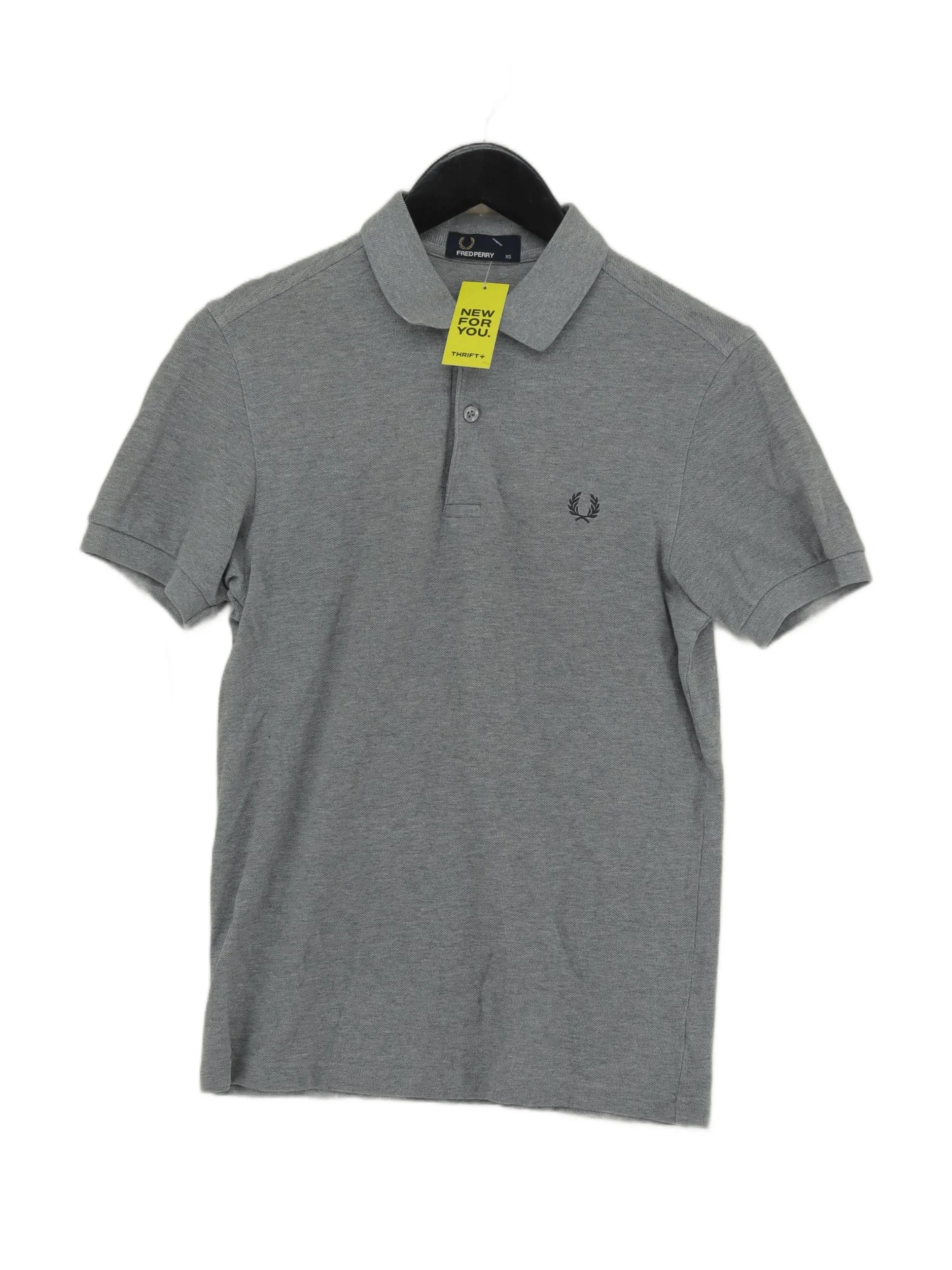 Fred Perry Men's Polo XS Grey 100% Cotton Basic