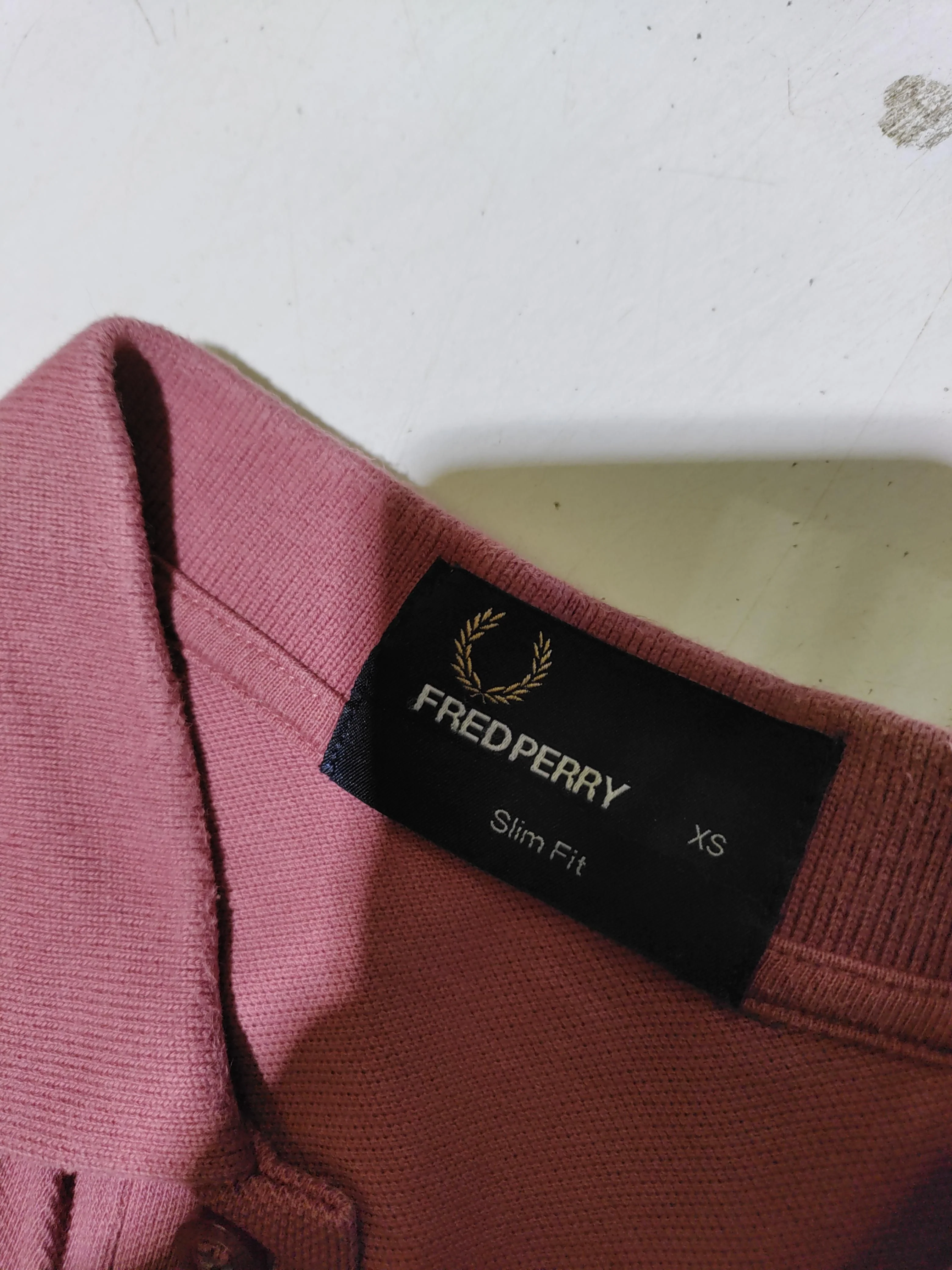Fred Perry Men's Polo XS Red 100% Cotton Basic - Image 5