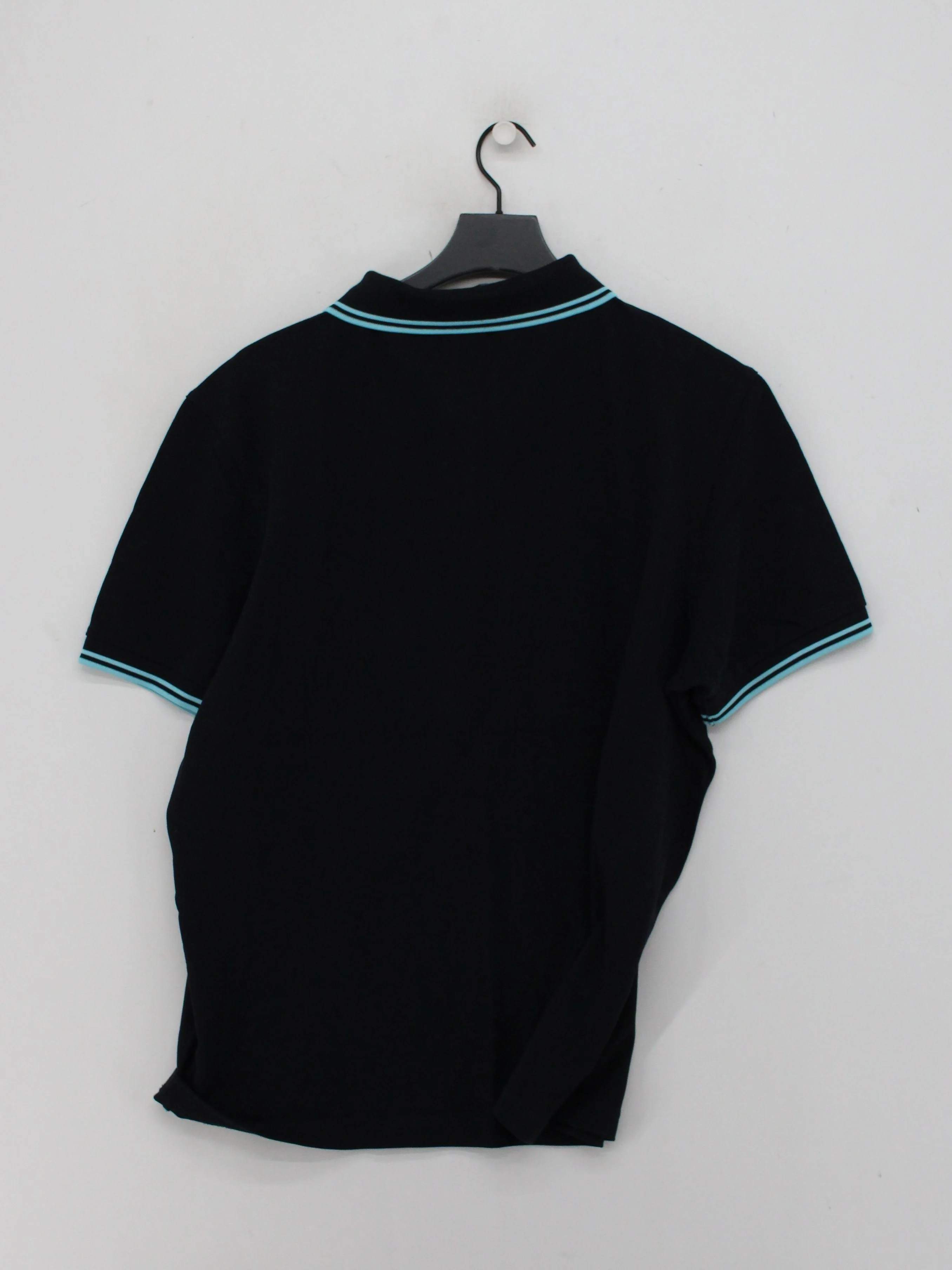 Fred Perry Men's Polo XXL Black 100% Cotton Basic - Image 2