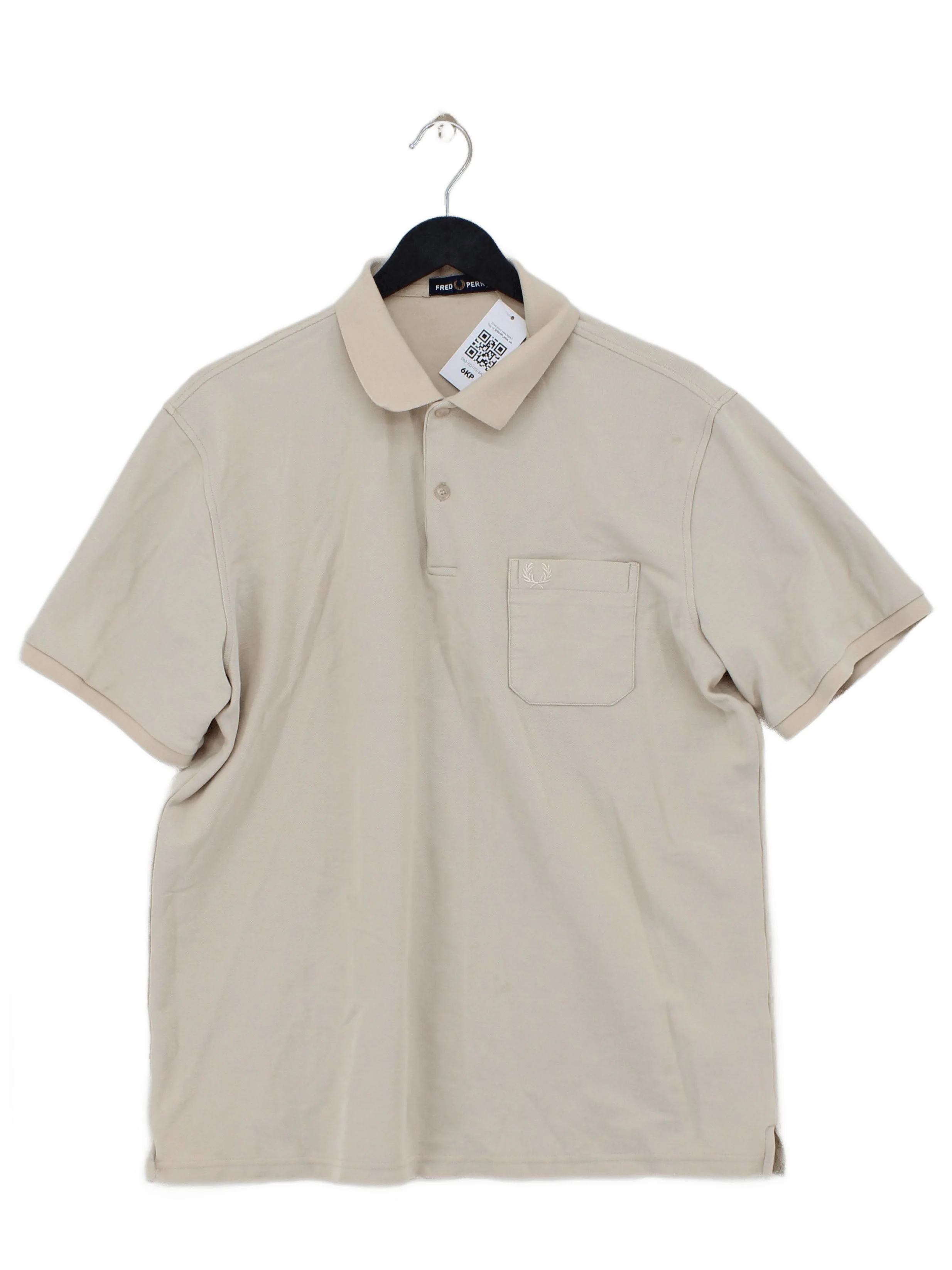 Fred Perry Men's Polo XXL Tan Cotton with Polyester Basic
