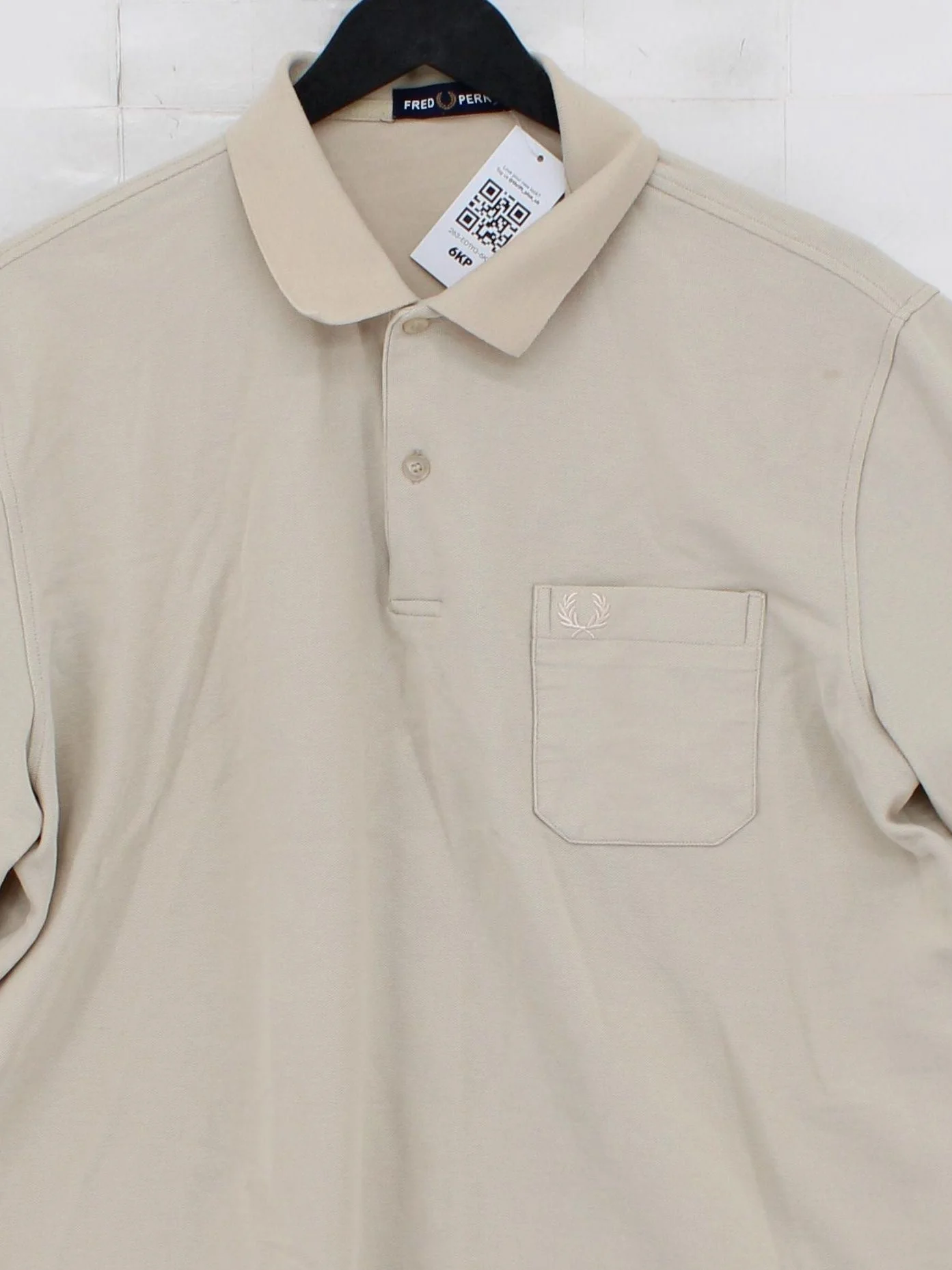Fred Perry Men's Polo XXL Tan Cotton with Polyester Basic - Image 3