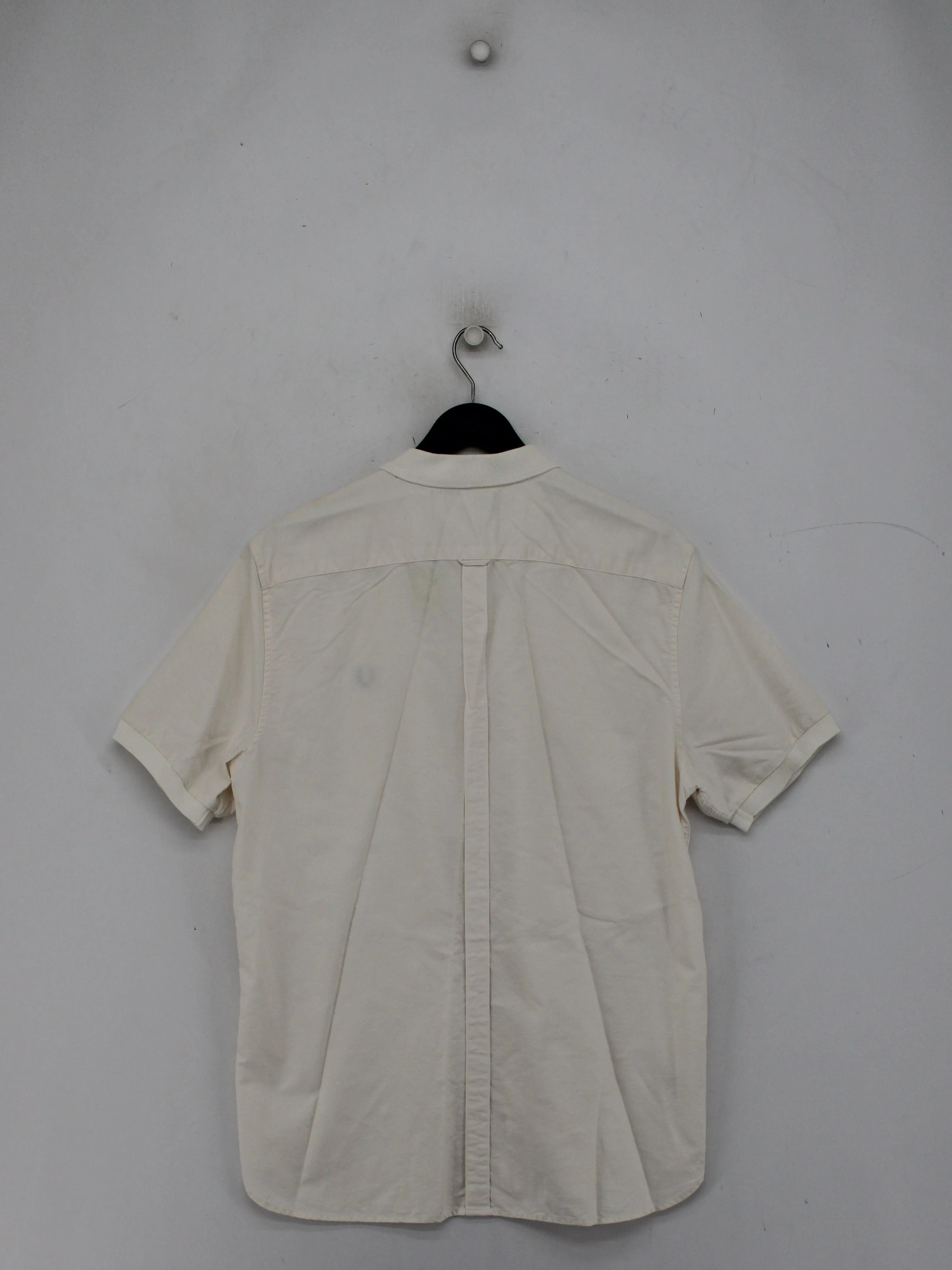 Fred Perry Men's Shirt L Cream 100% Cotton Basic - Image 2