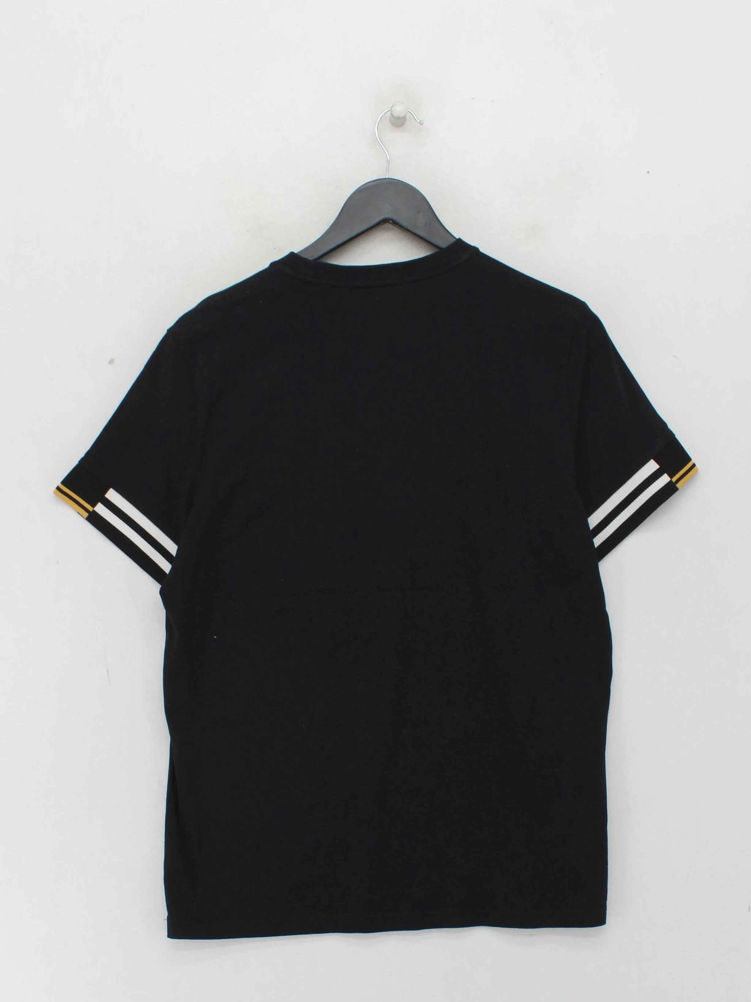 Fred Perry Men's T-Shirt M Black 100% Cotton Basic - Image 2