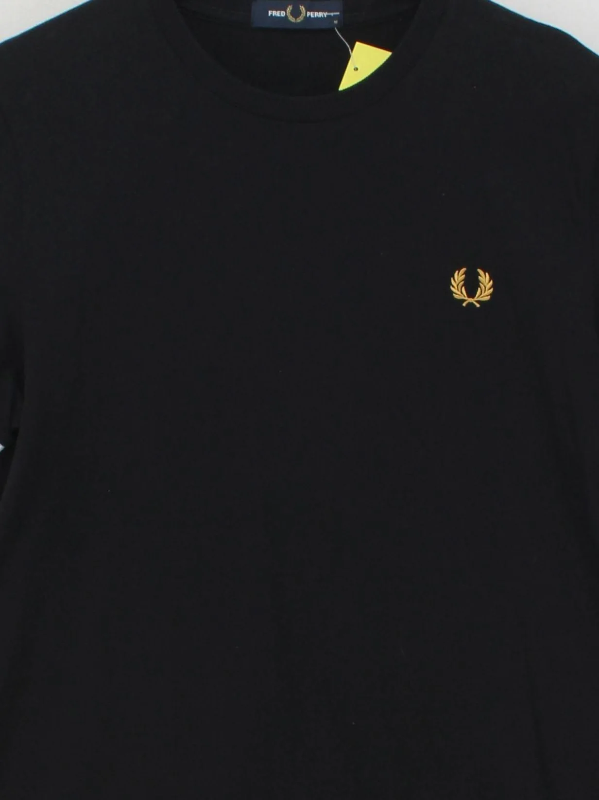 Fred Perry Men's T-Shirt M Black 100% Cotton Basic - Image 3