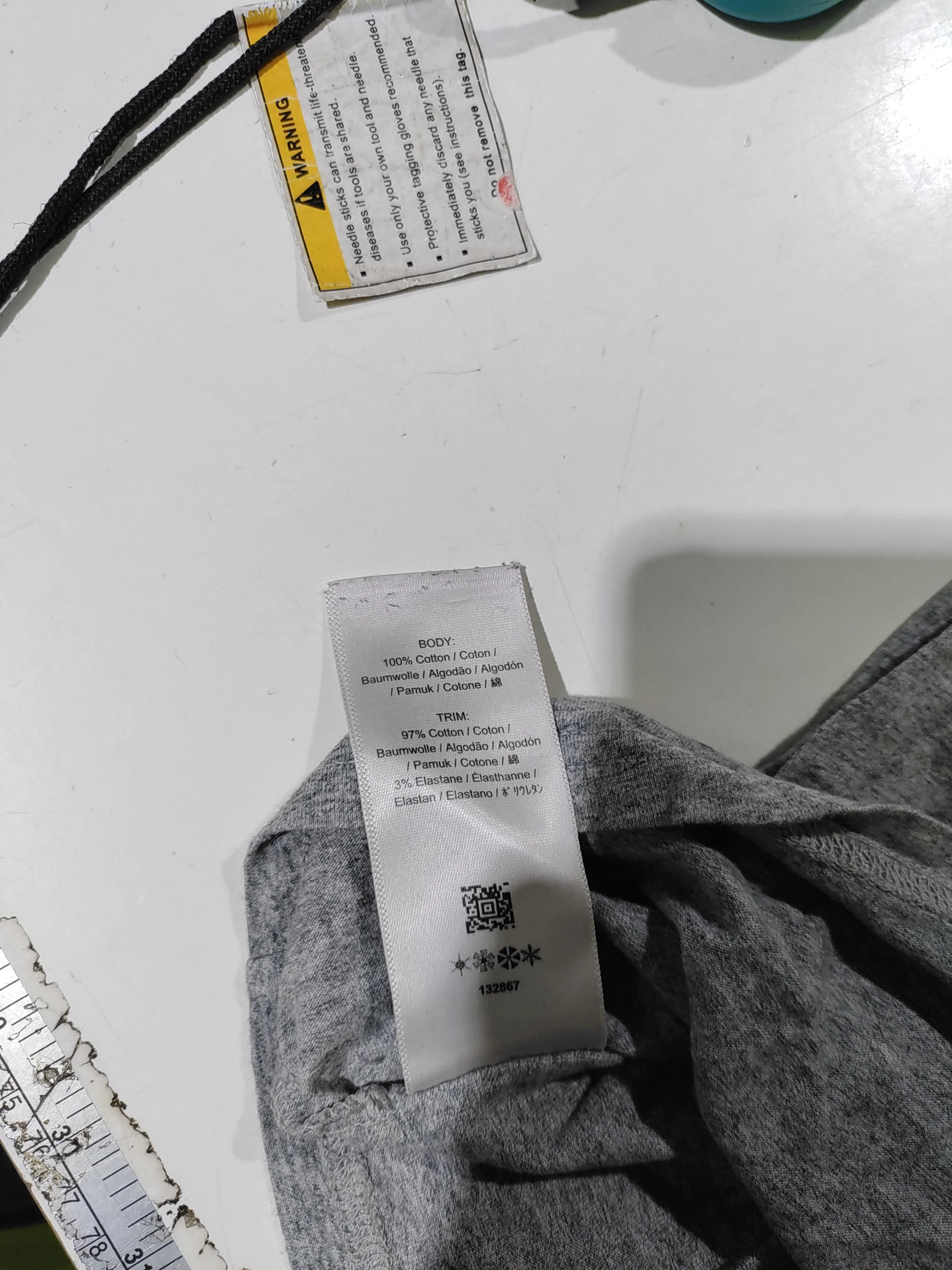 Fred Perry Men's T-Shirt S Grey Cotton with Elastane Basic - Image 6