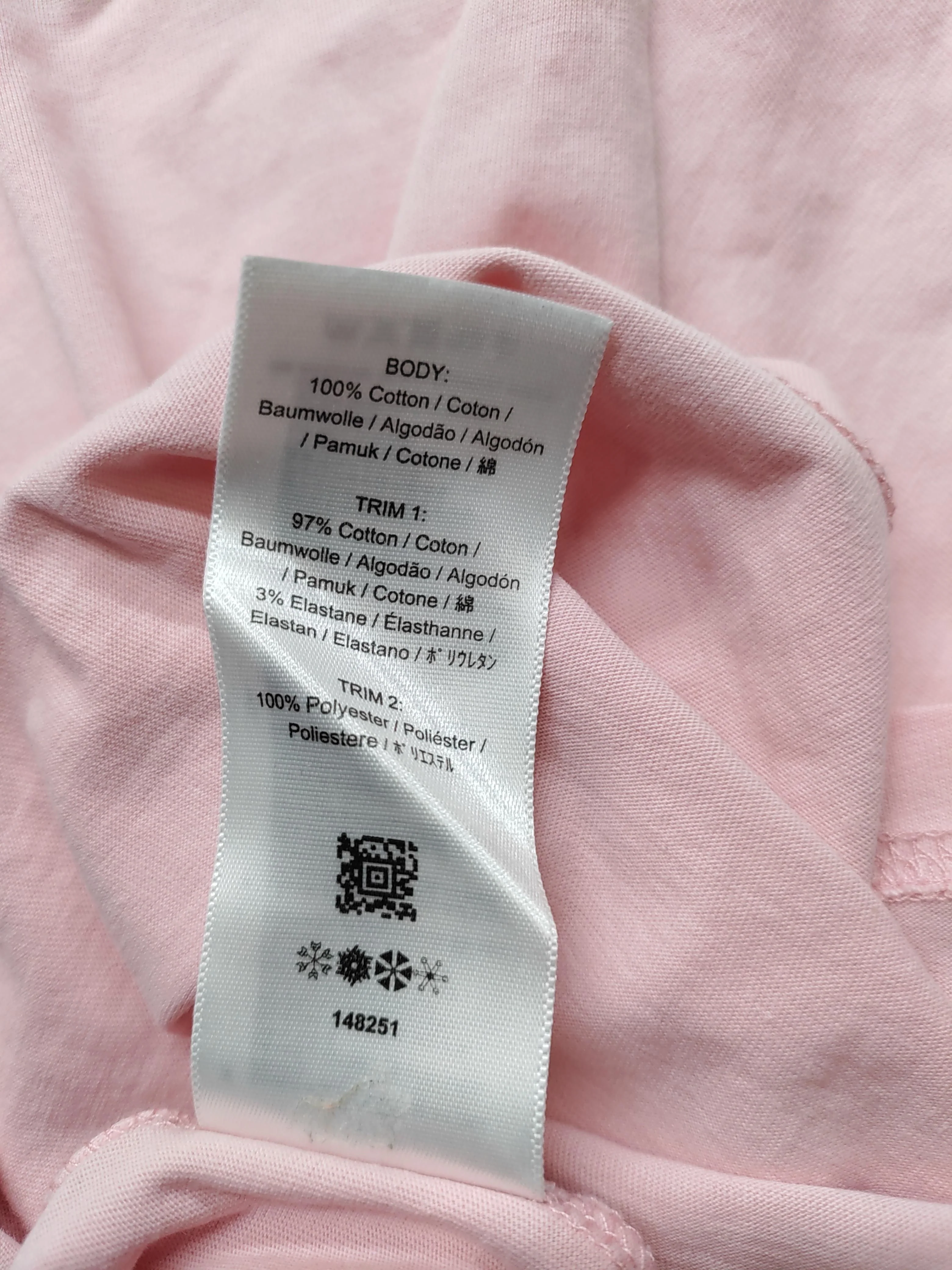 Fred Perry Men's T-Shirt S Pink Cotton with Elastane, Polyester Basic - Image 6