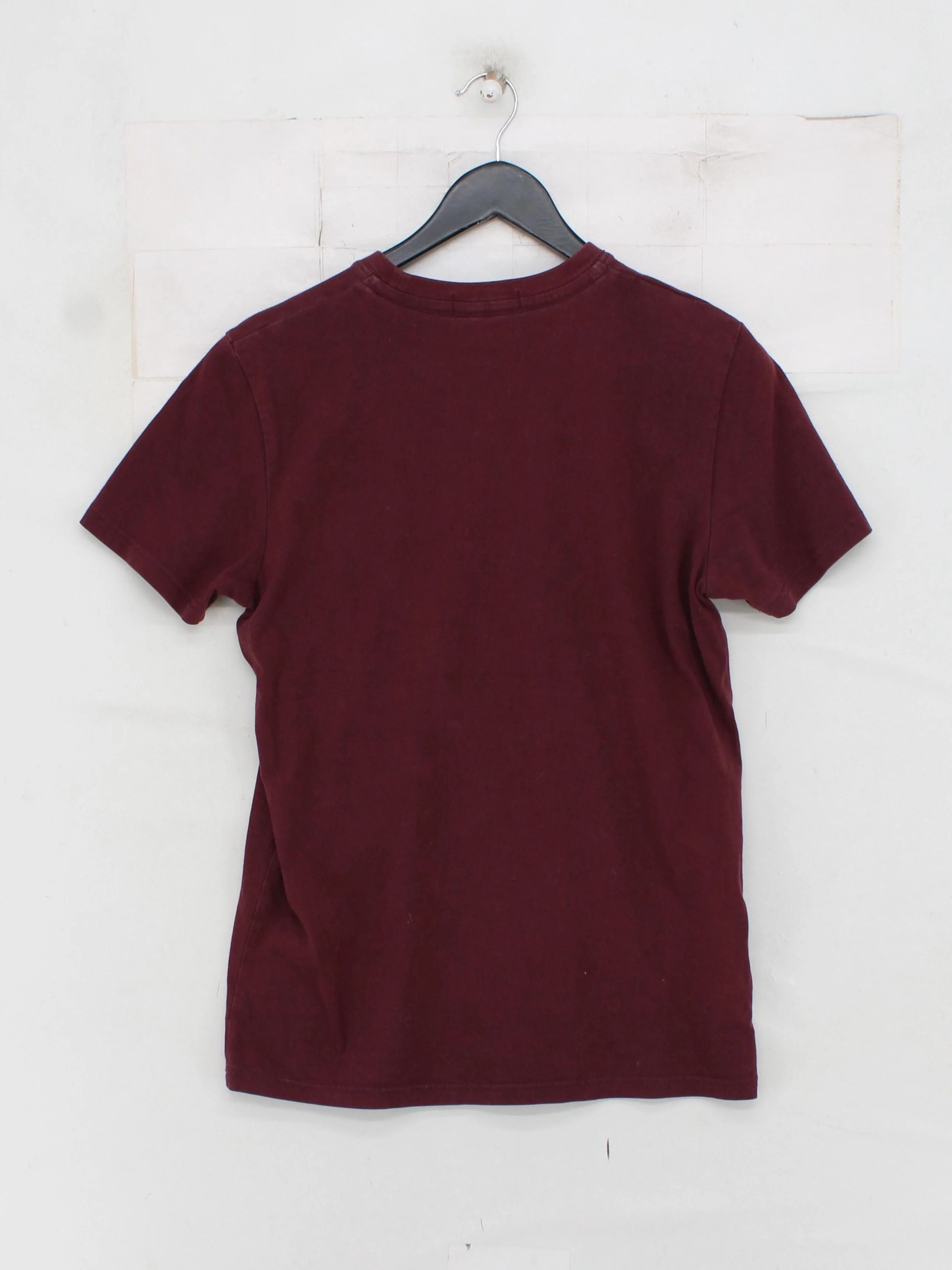 Fred Perry Men's T-Shirt S Red 100% Cotton Basic - Image 2