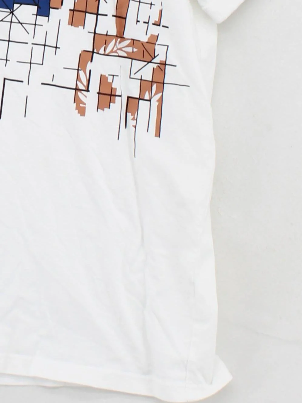 Fred Perry Men's T-Shirt XL White Graphic 100% Cotton Basic - Image 4