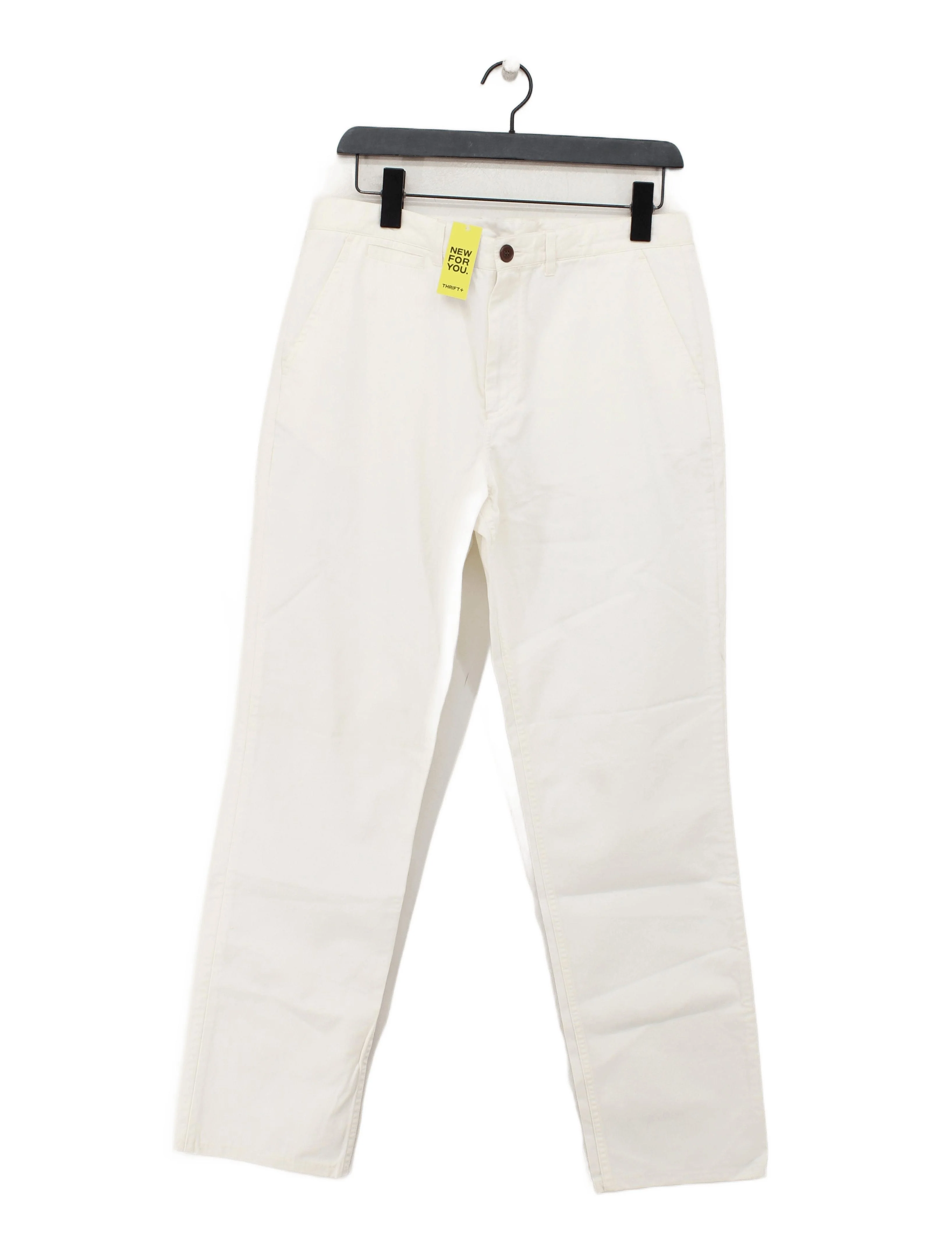 Fred Perry Men's Trousers M Cream 100% Cotton Straight Chino