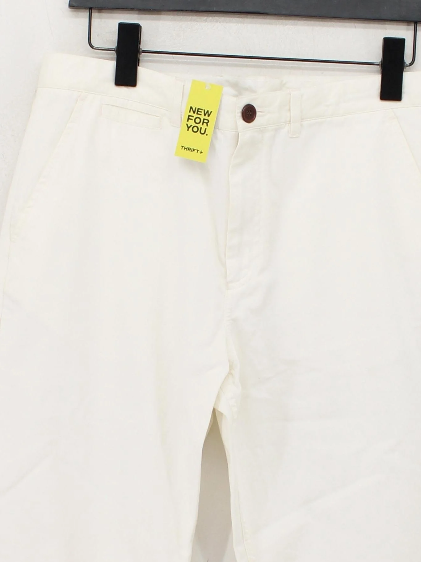 Fred Perry Men's Trousers M Cream 100% Cotton Straight Chino - Image 3