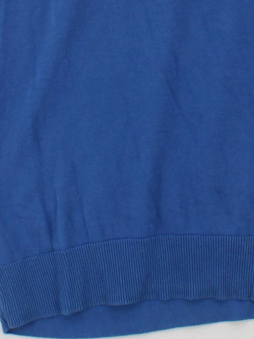 Fred Perry Women's Polo UK 12 Blue 100% Cotton Short Sleeve Collared Basic - Image 4