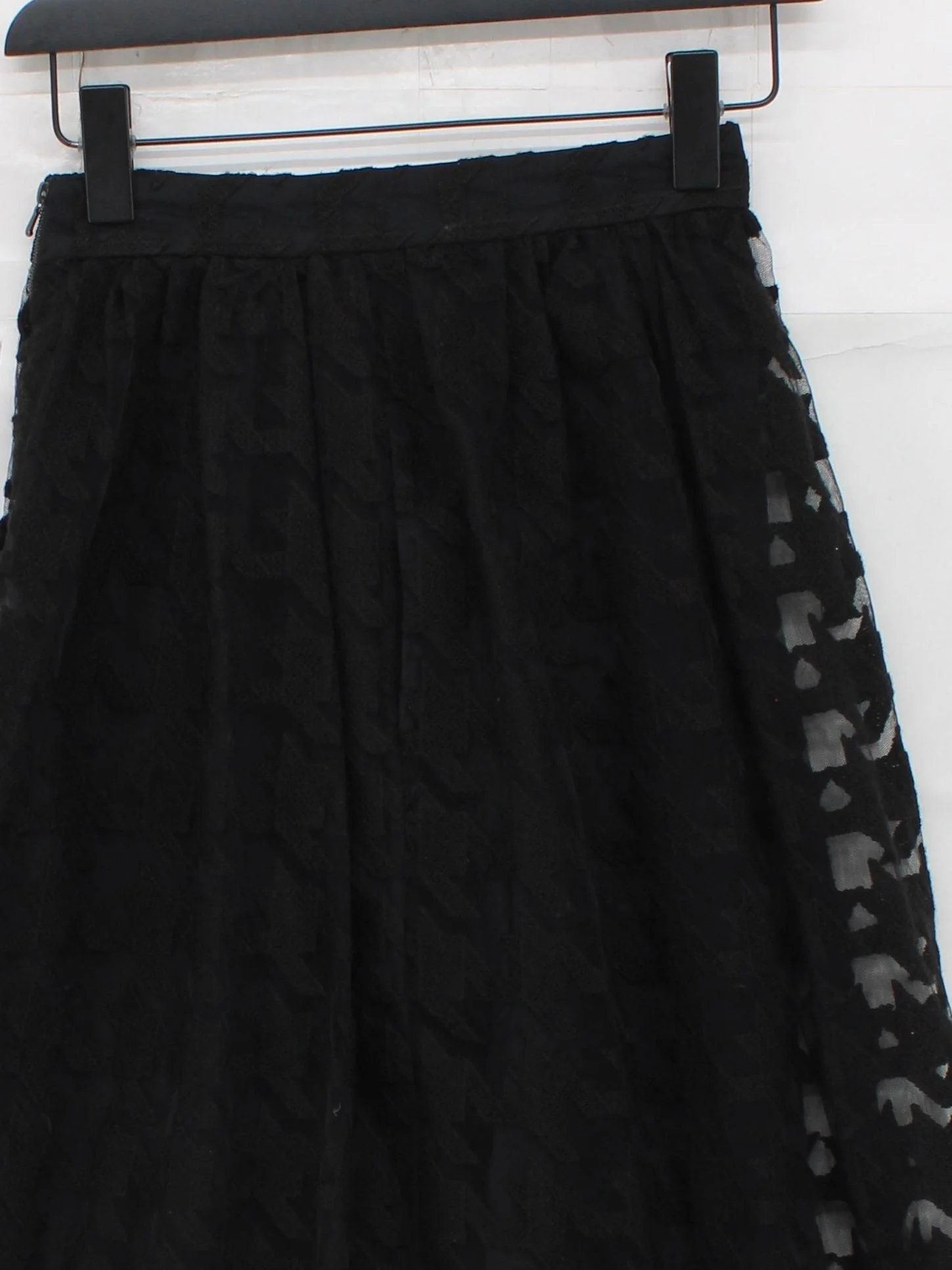 Freda Women's Maxi Skirt UK 6 Black Wool - Image 3