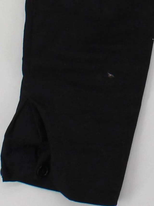 Freddies Of Pinewood Women's Trousers W 24 in Black Cotton with Elastane Capri - Image 4