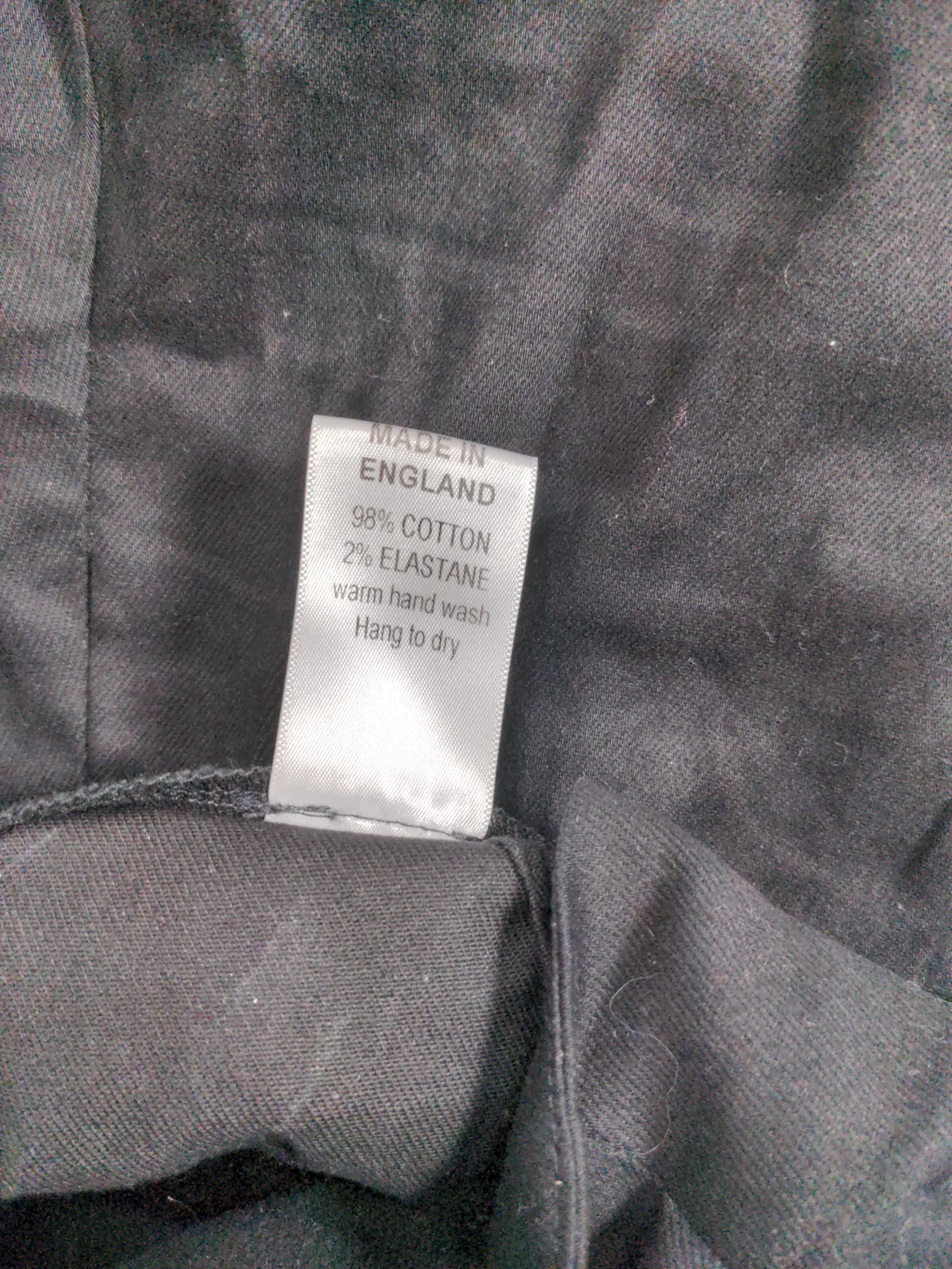 Freddies Of Pinewood Women's Trousers W 24 in Black Cotton with Elastane Capri - Image 6