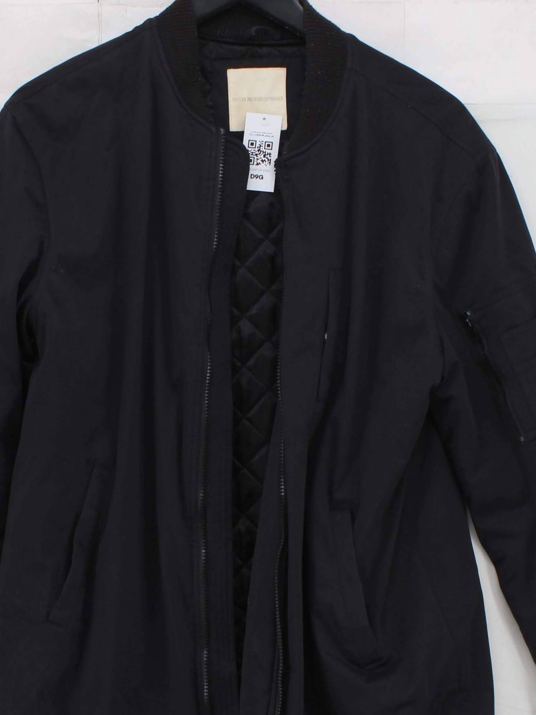 Frederik Anderson Copenhagen Bomber Jacket jacket black - Image 3