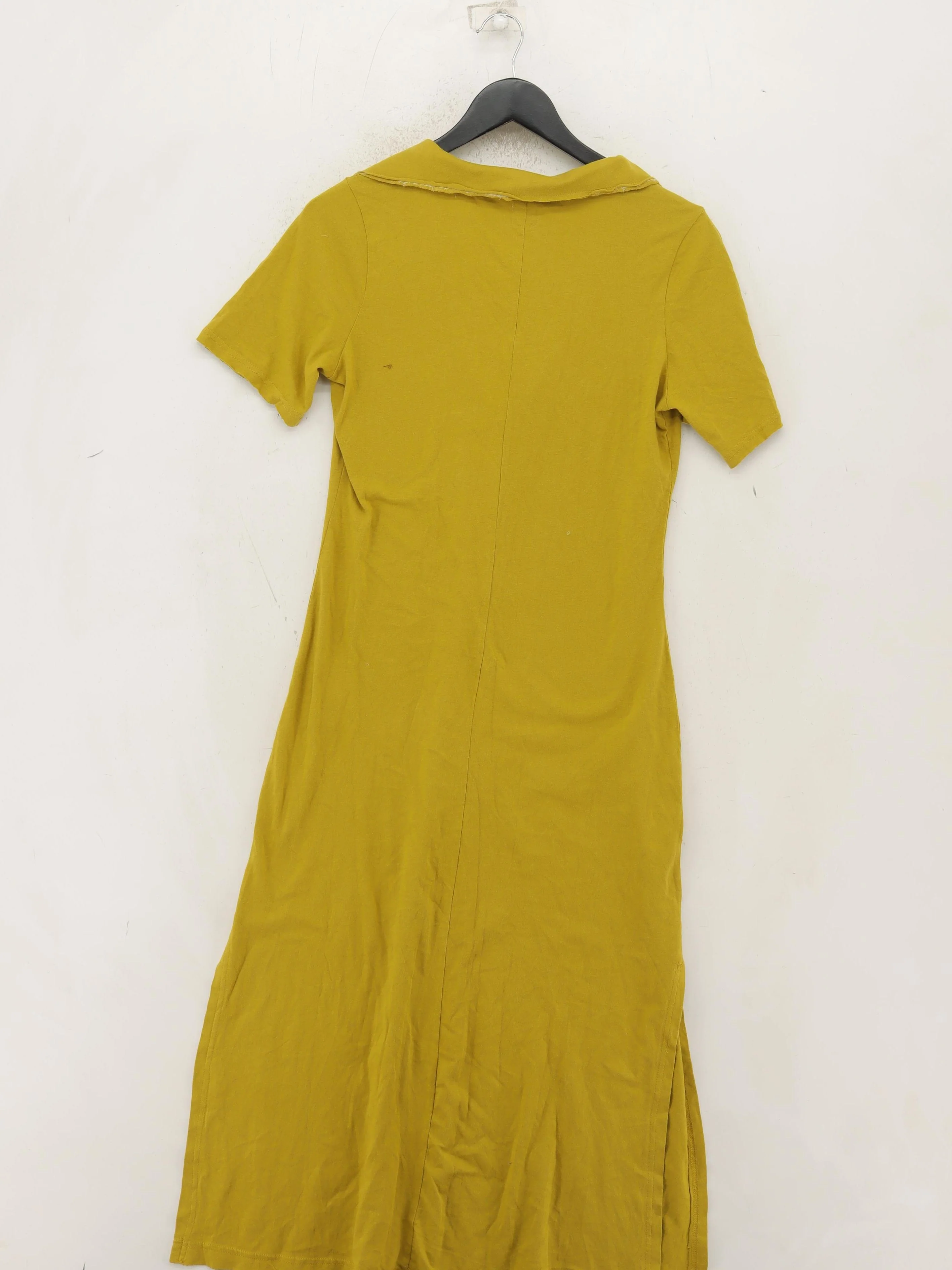 free-est Shirt Midi Dress S in Yellow - Image 2