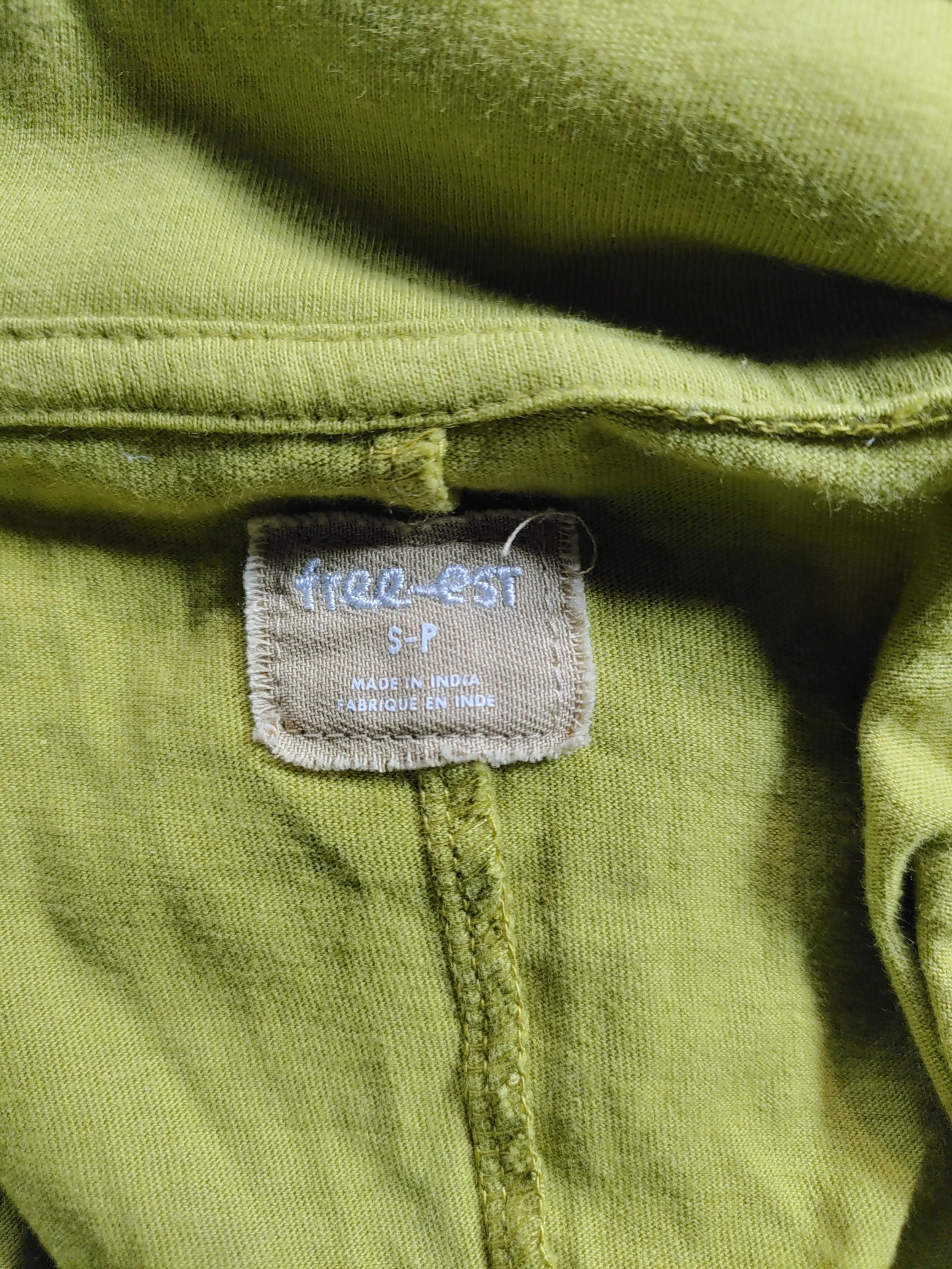 free-est Shirt Midi Dress S in Yellow - Image 5