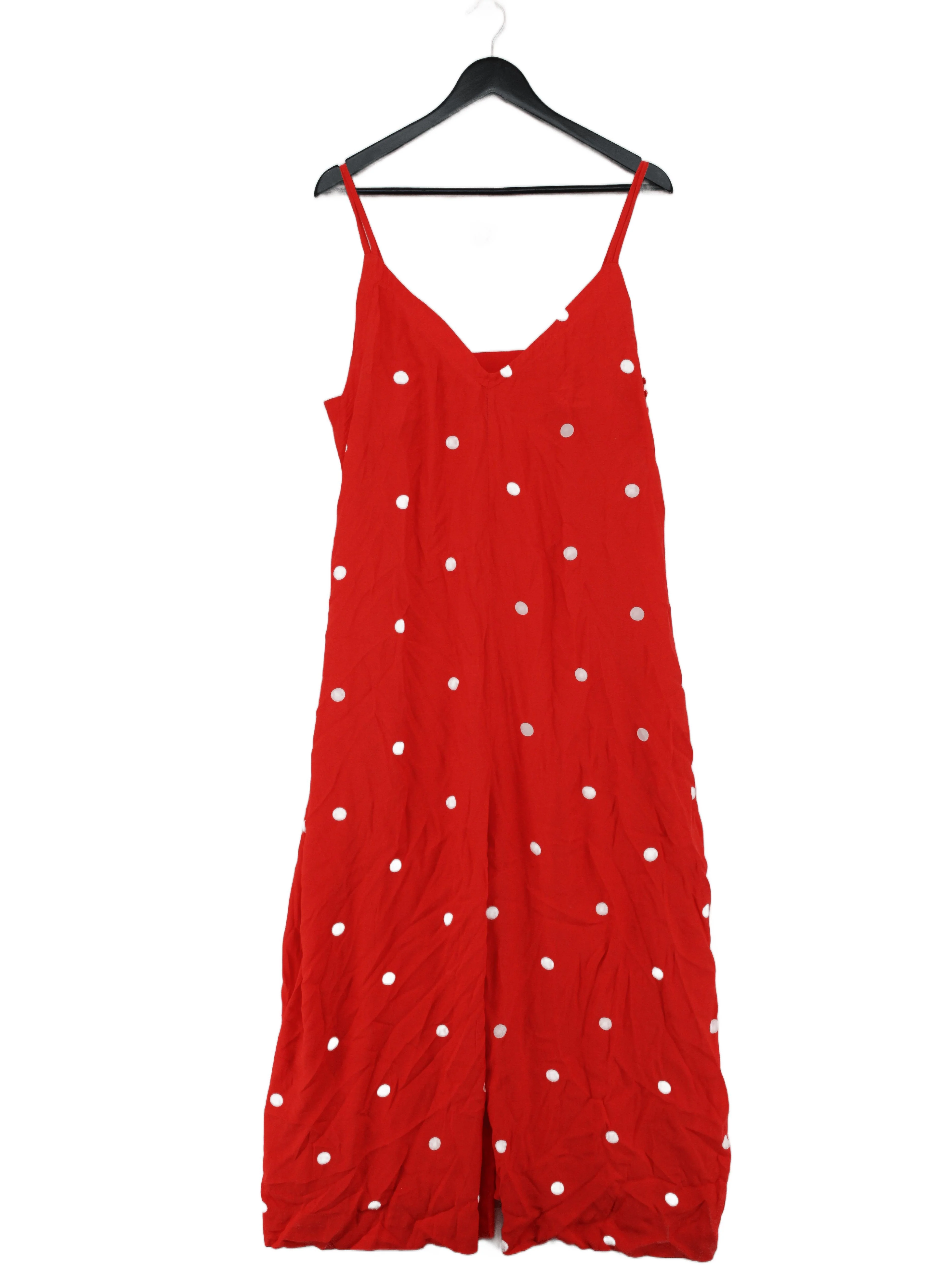 Free People A-Line Maxi Dress L in Red