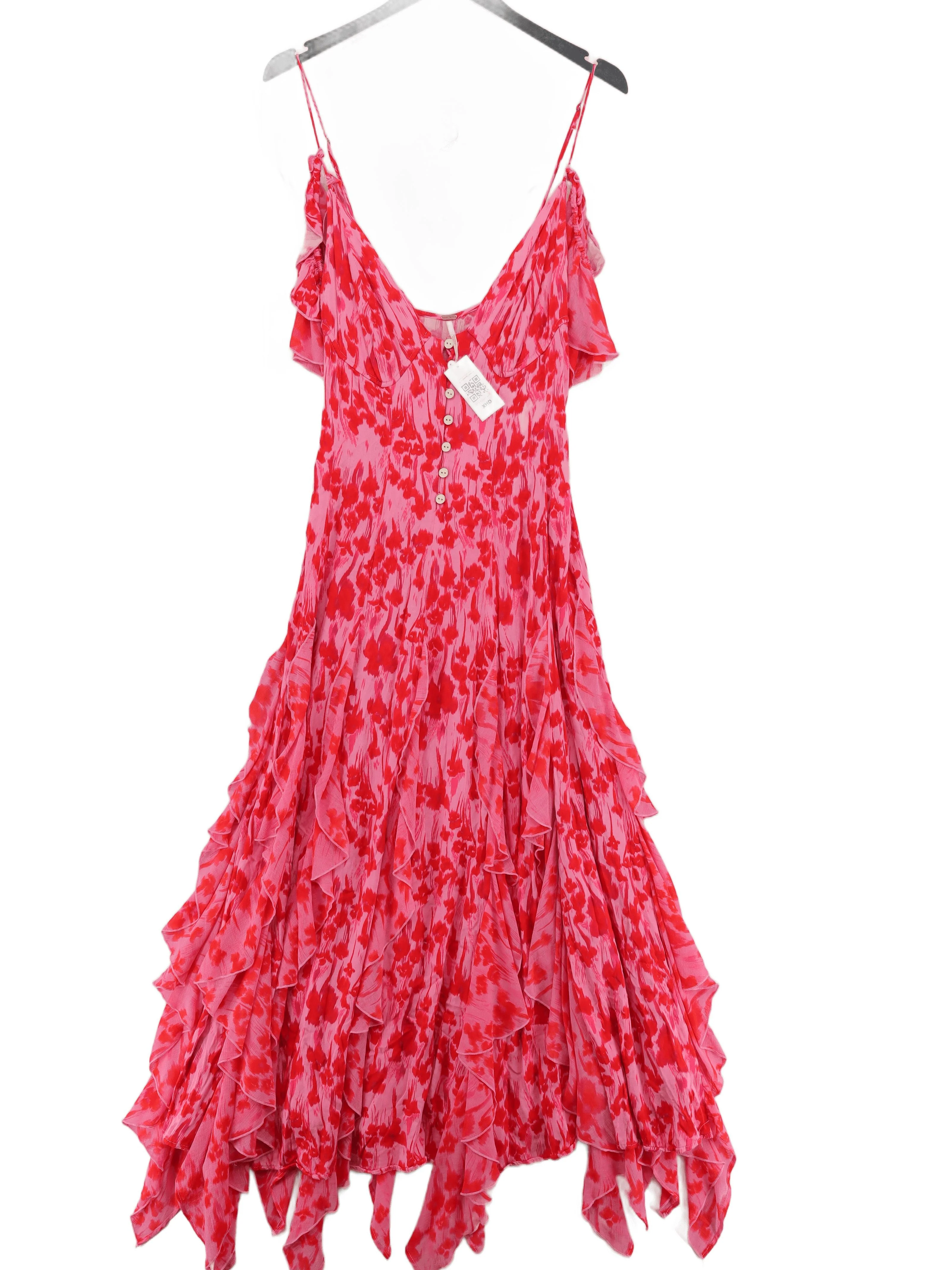 Free People Maxi Dress M in Pink