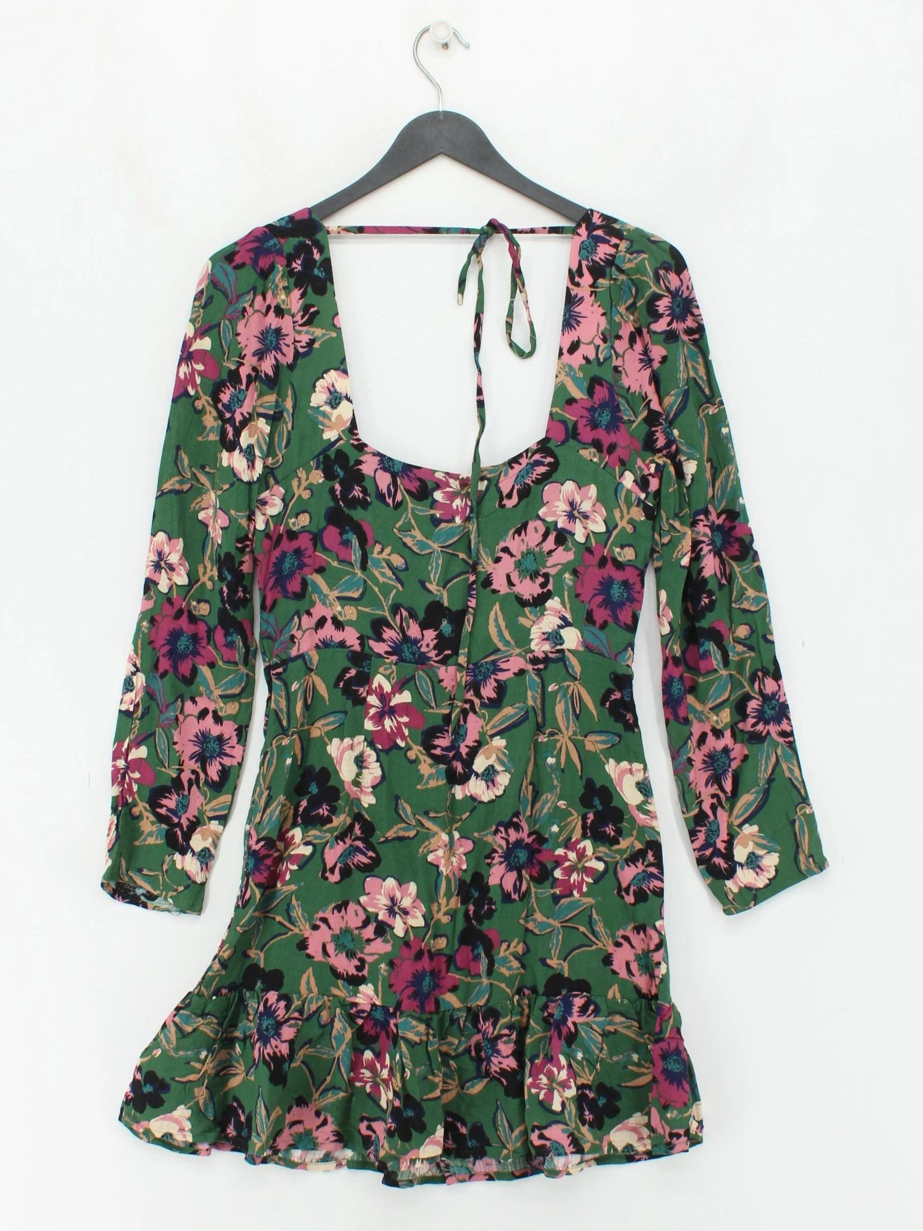 Free People Mini Dress in Green - Image 2