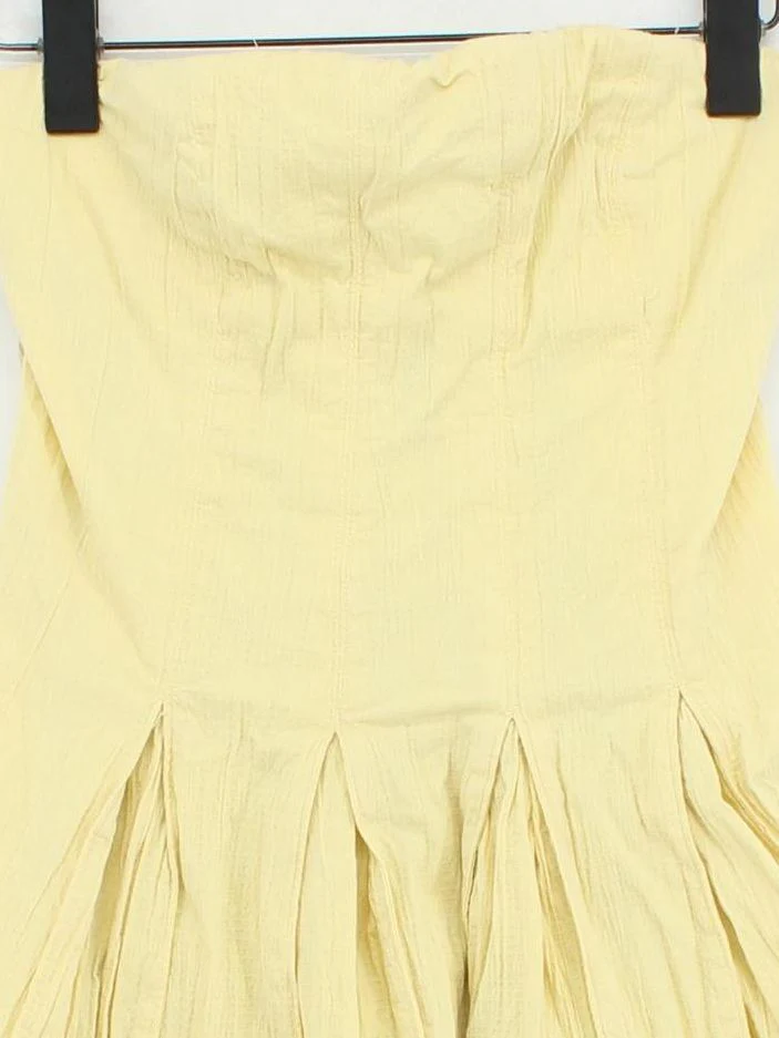Free People Mini Dress M in Yellow - Image 3