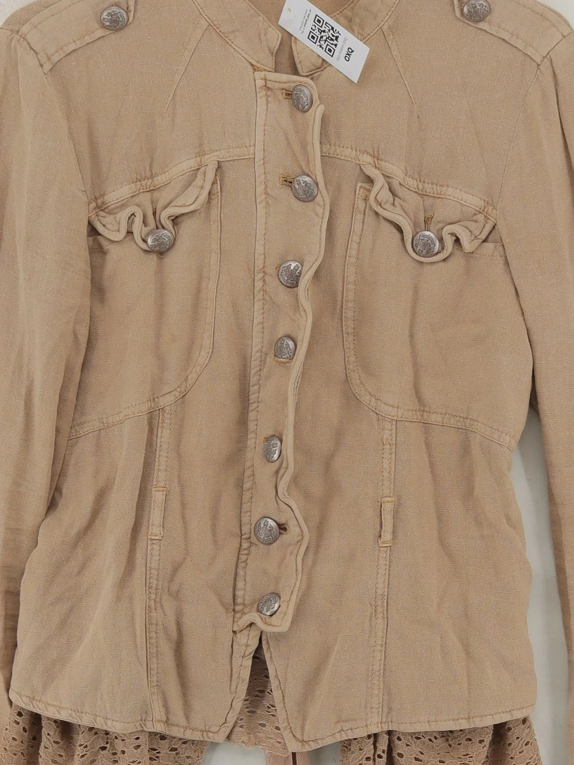 Free People Motorcycle Jacket jacket tan - Image 3