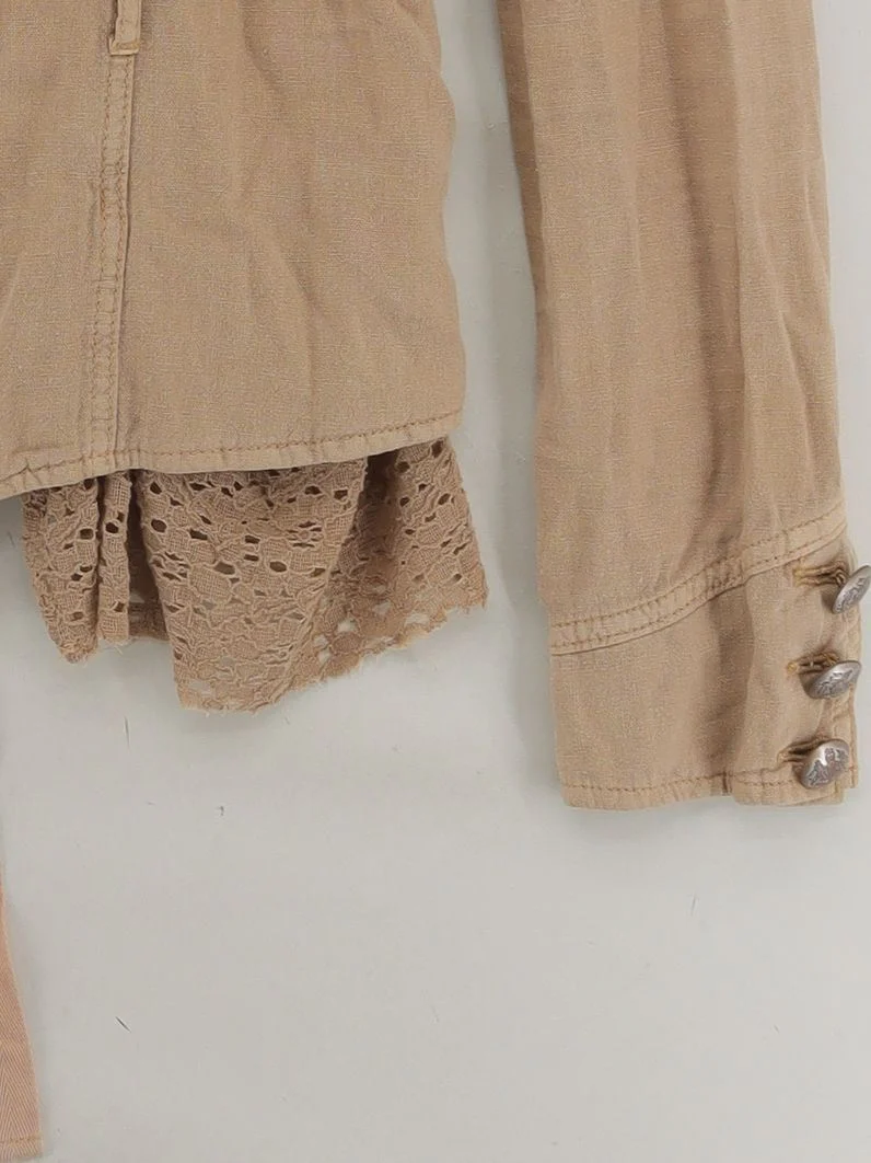 Free People Motorcycle Jacket jacket tan - Image 4