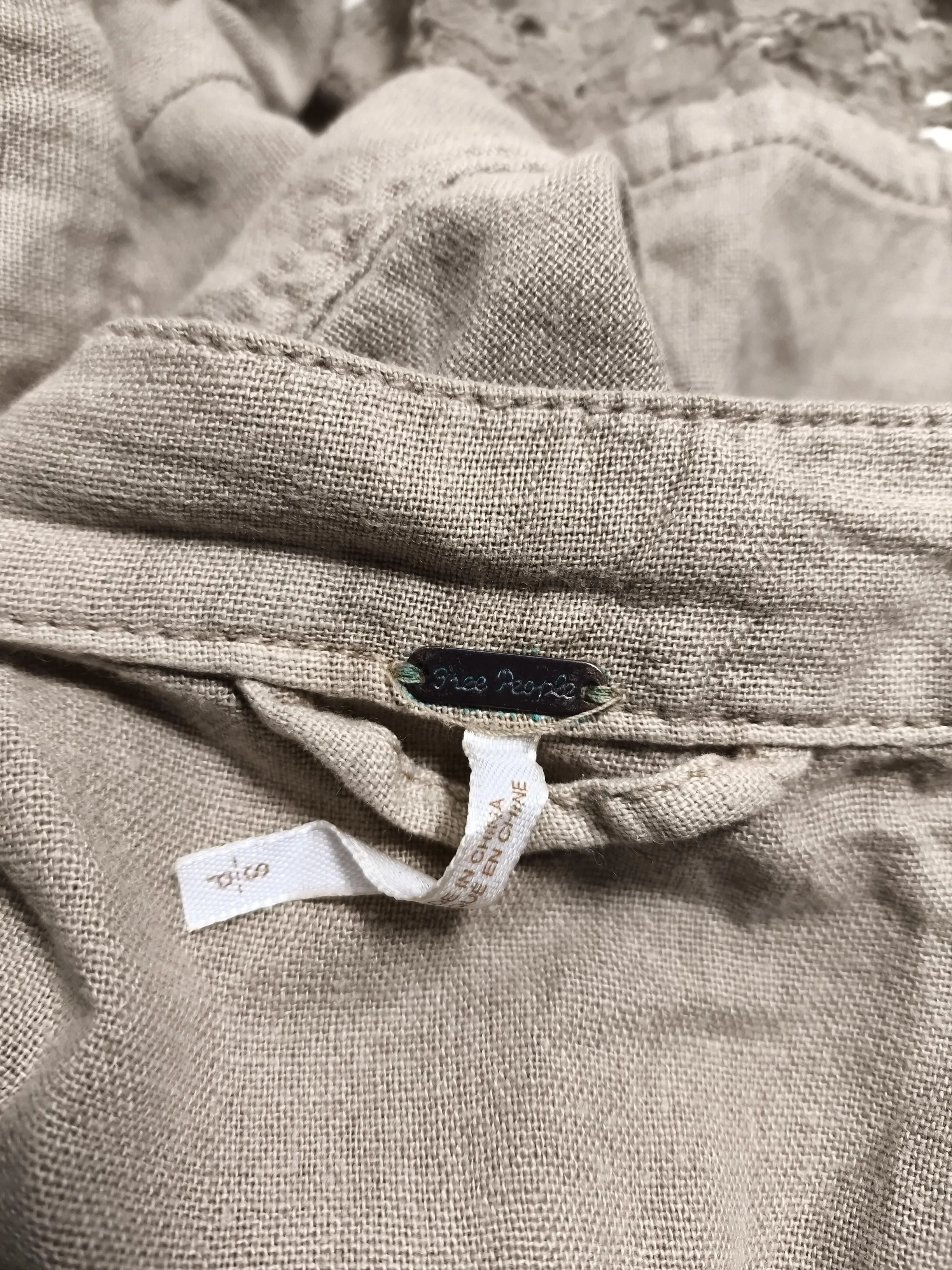 Free People Motorcycle Jacket jacket tan - Image 6
