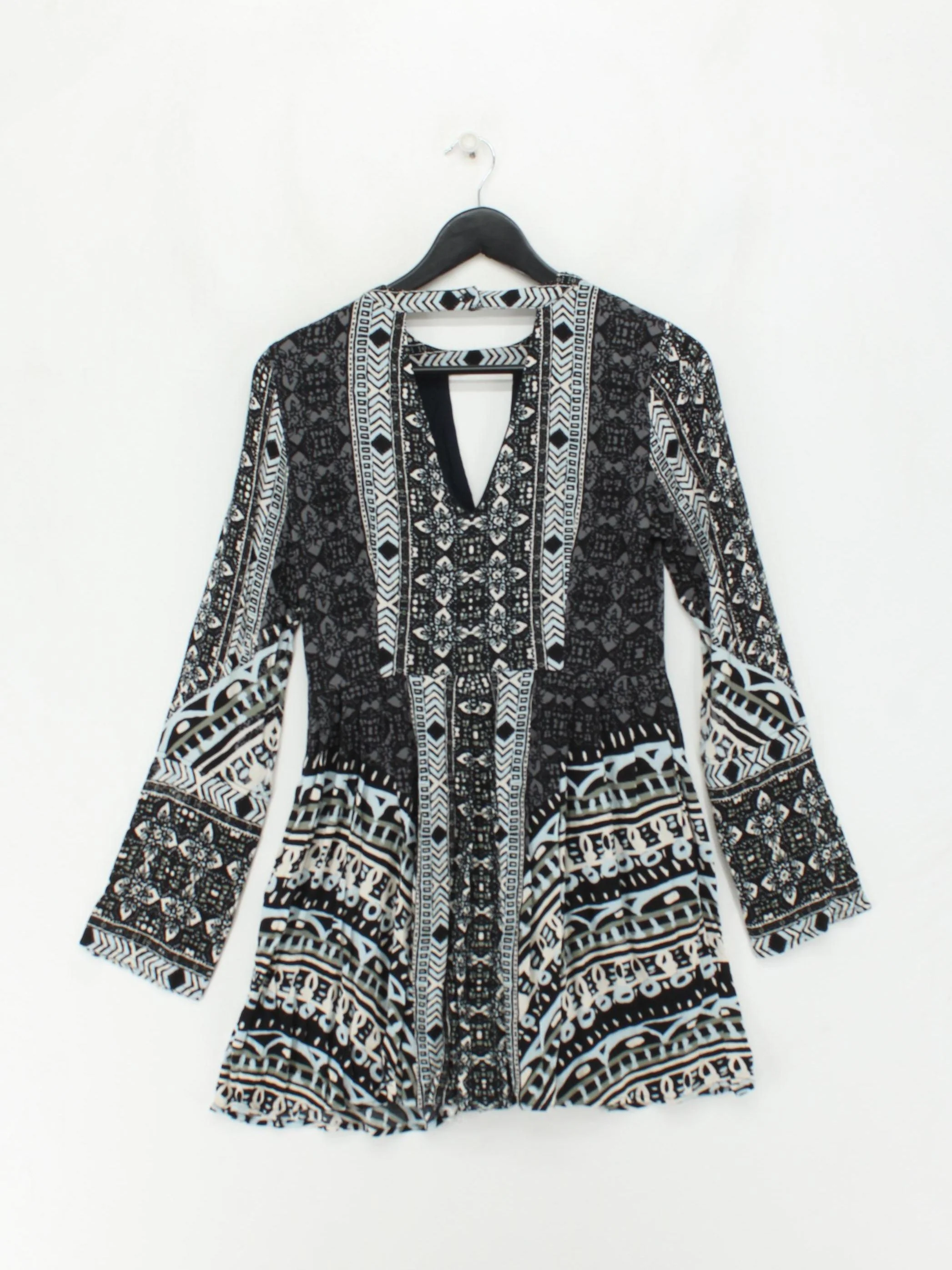 Free People Skater Mini Dress UK6 in Multi - Image 2