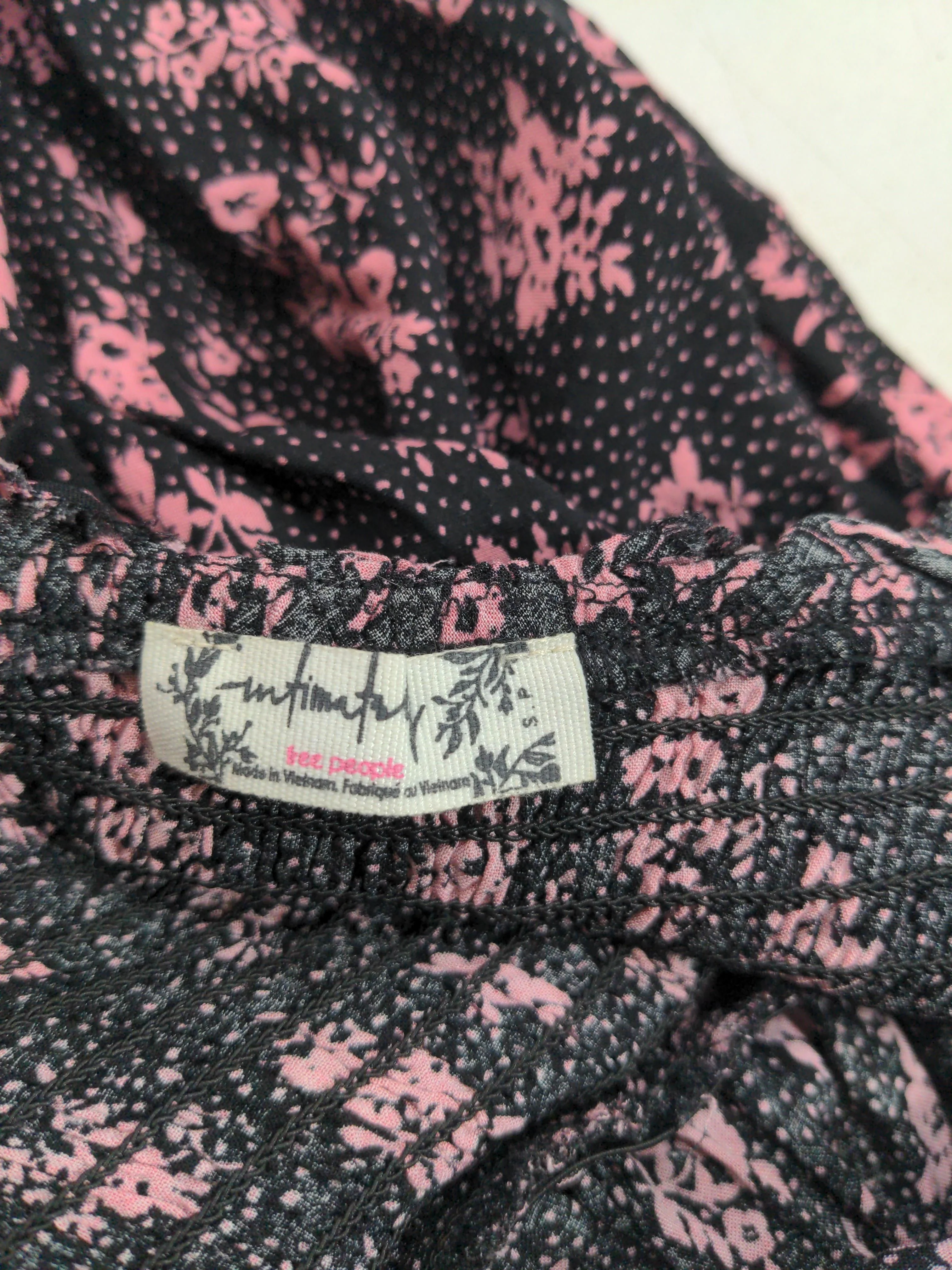 Free People Slip Mini Dress UK8 in Black - Image 5