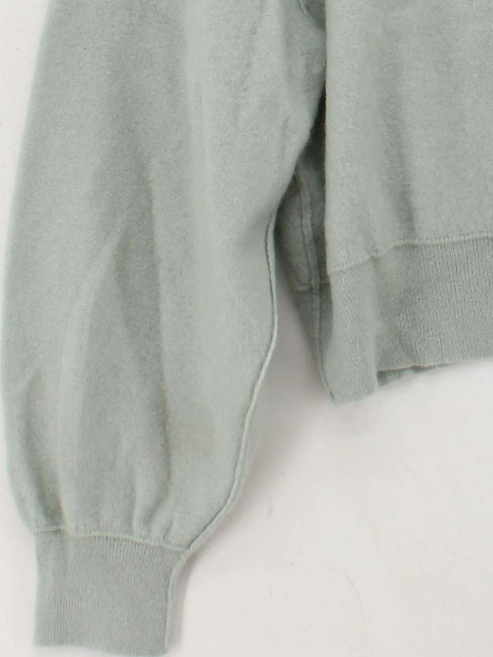 Free People Women's Cardigan L Green 100% Cashmere Round Neck Cardigan - Image 4