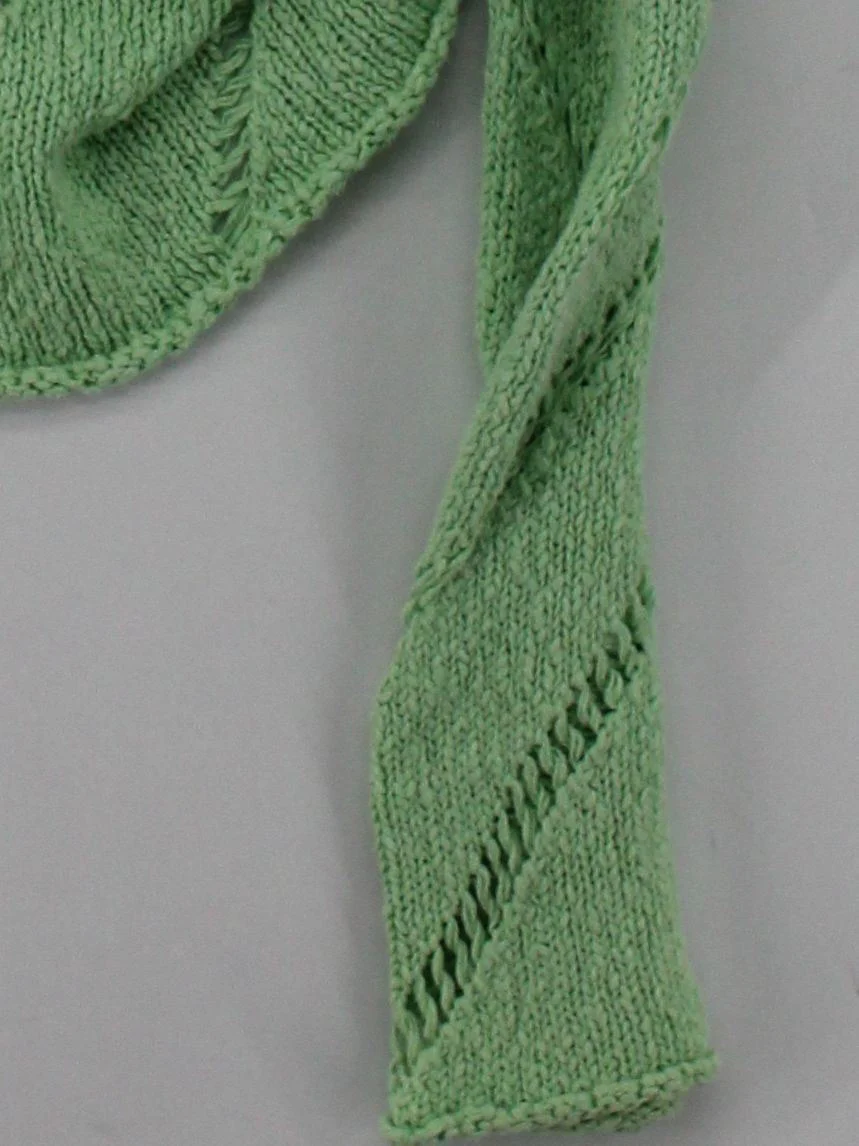 Free People Women's Jumper M Green 100% Cotton V-Neck Pullover - Image 4