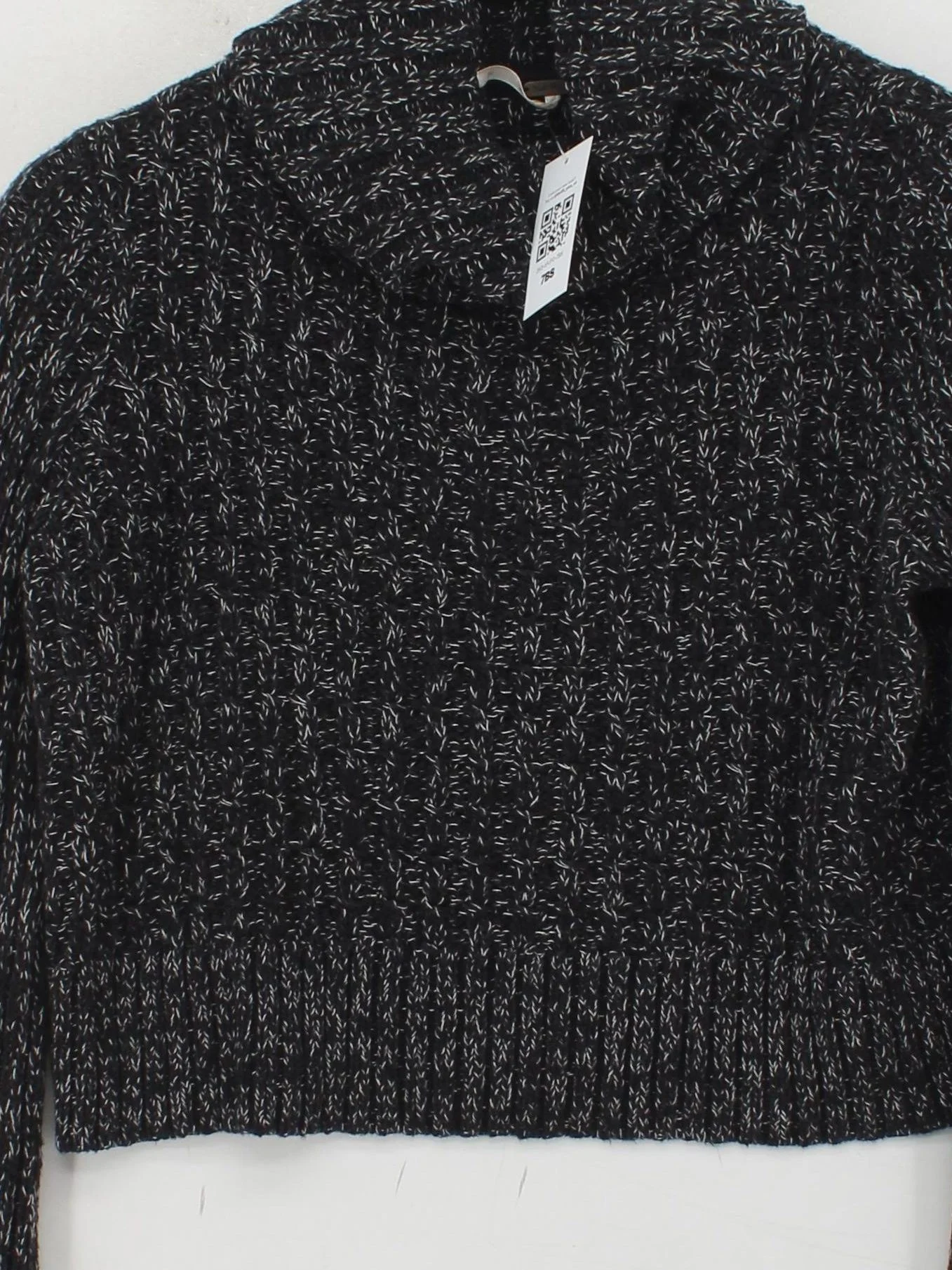Free People Women's Jumper S Black 100% Wool Roll Neck Pullover - Image 3