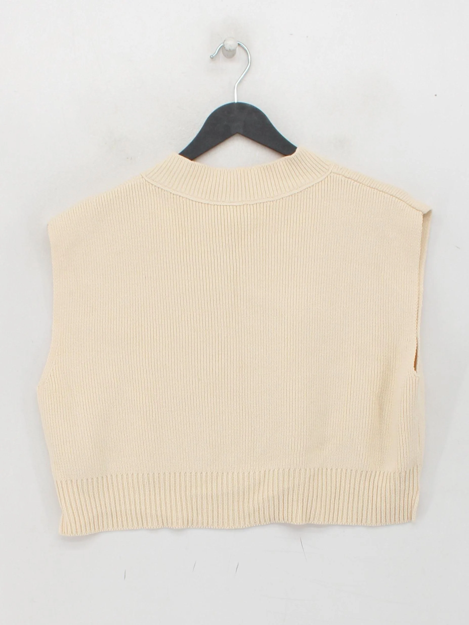 Free People Women's Jumper XS Cream Cotton - Image 2